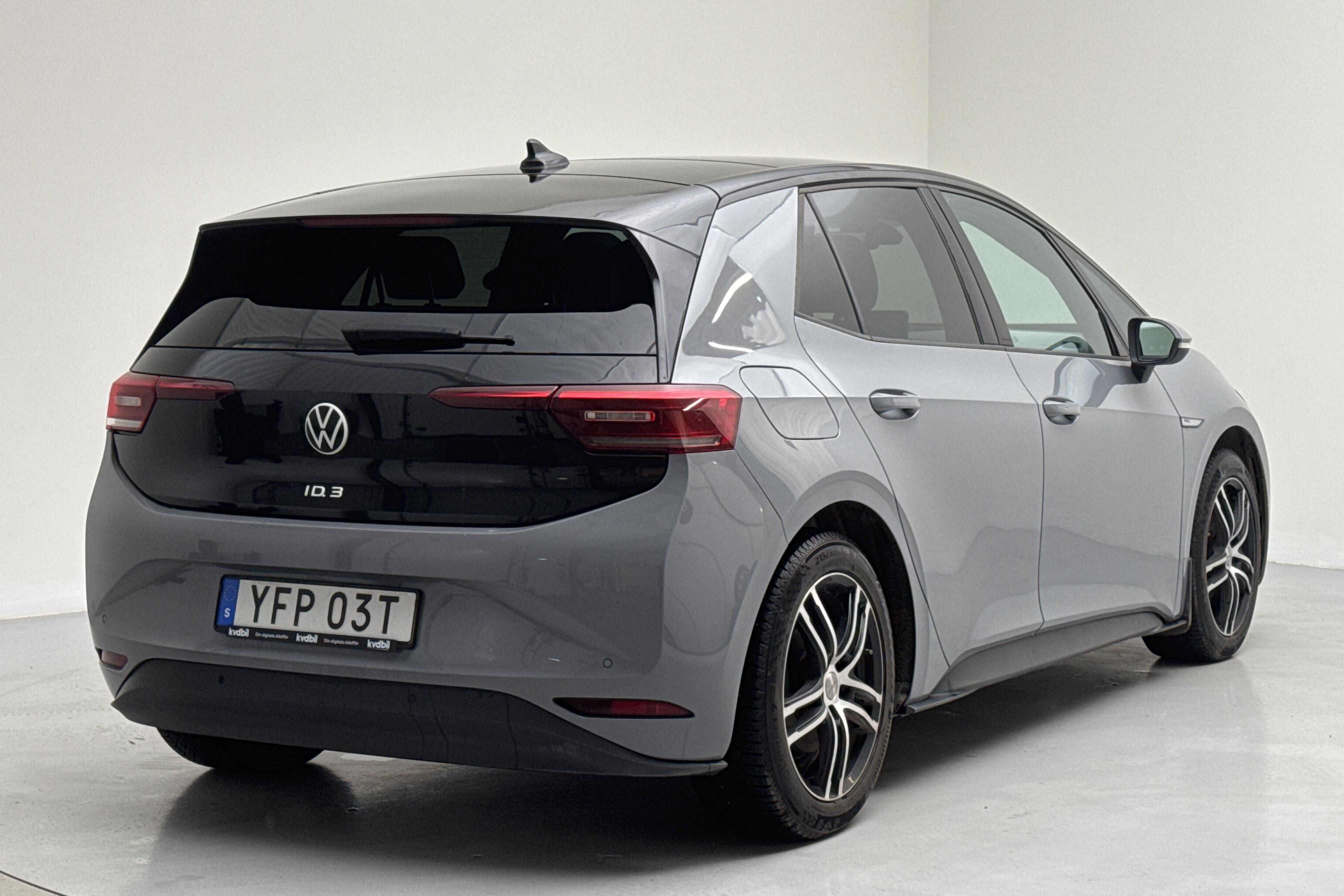 VW ID.3 58kWh (204hk) - 117 390 km - Automatic - gray - 2021