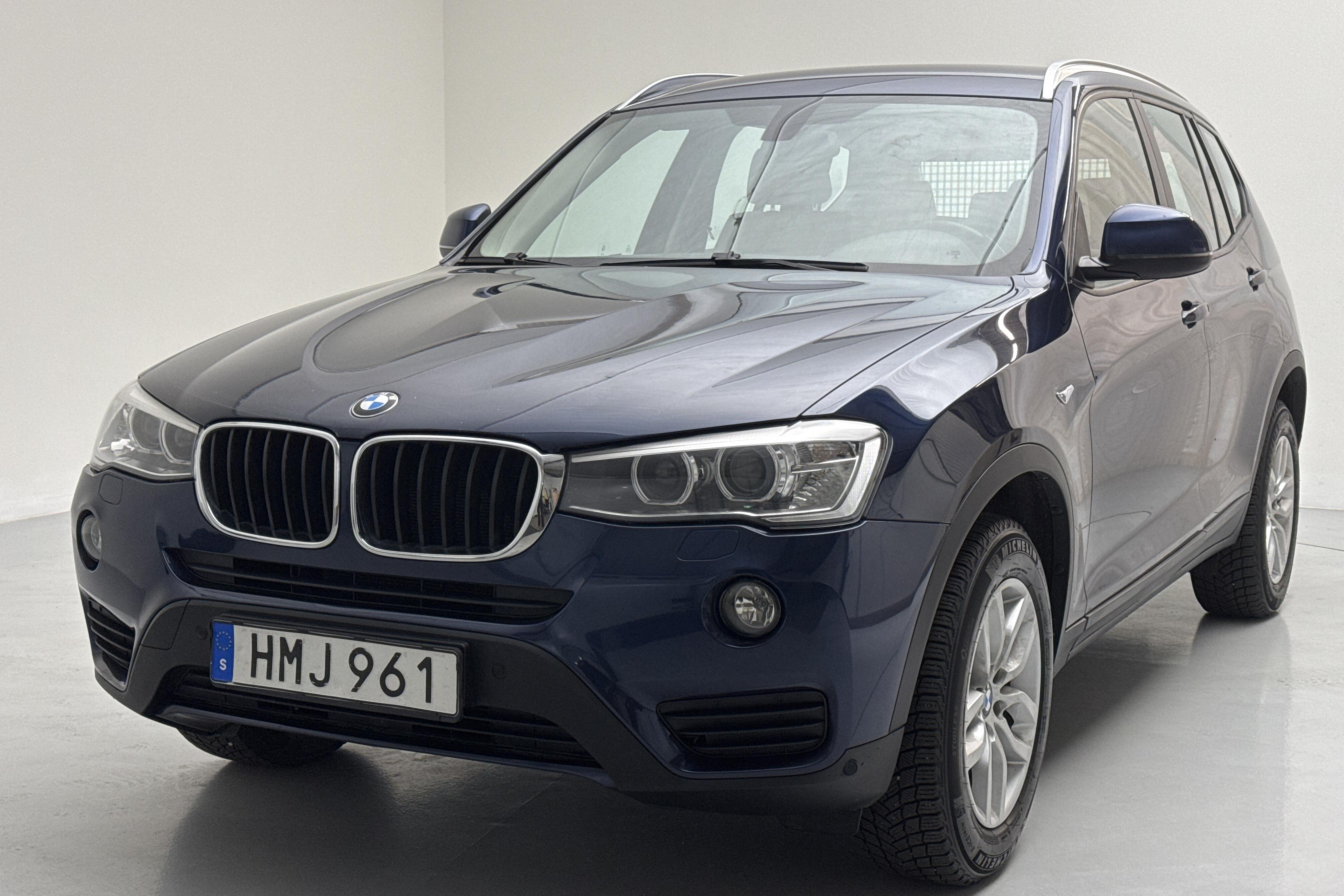 BMW X3 xDrive20d, F25 (190hk) - 171 740 km - Automatic - blue - 2015