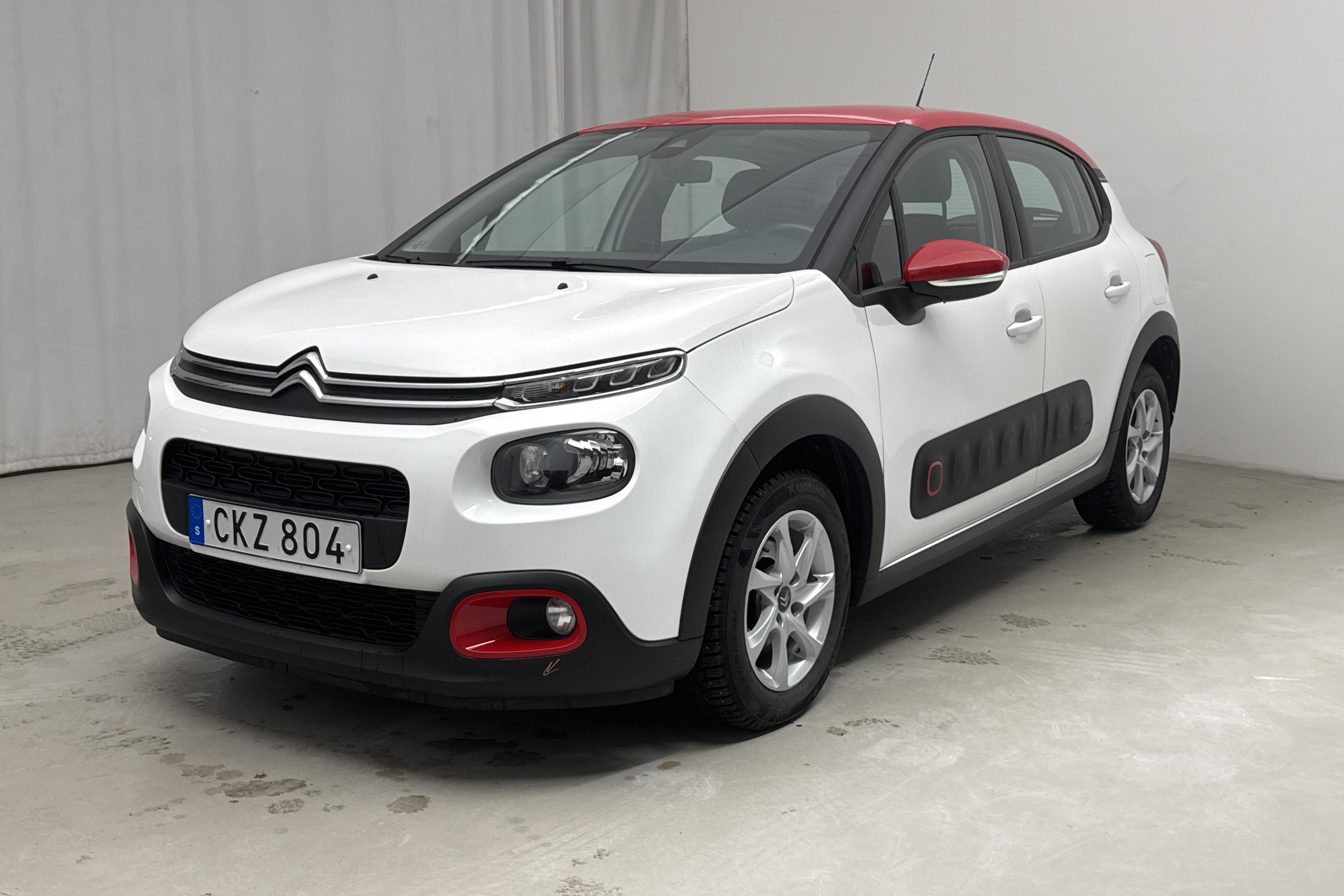 Citroen C3 PureTech (110hk) - 62 020 km - Automatyczna - biały - 2018