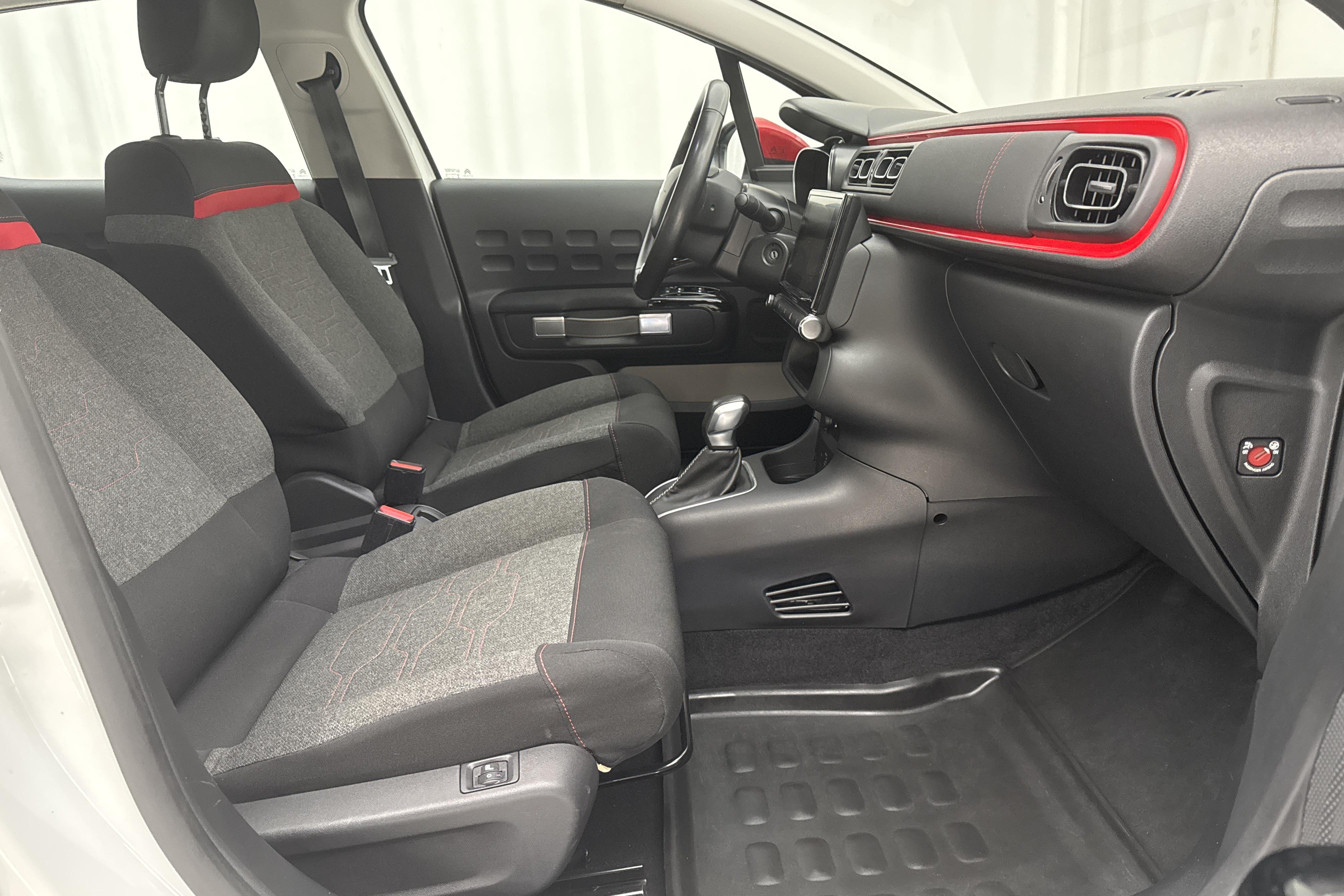 Citroen C3 PureTech (110hk) - 62 020 km - Automatyczna - biały - 2018