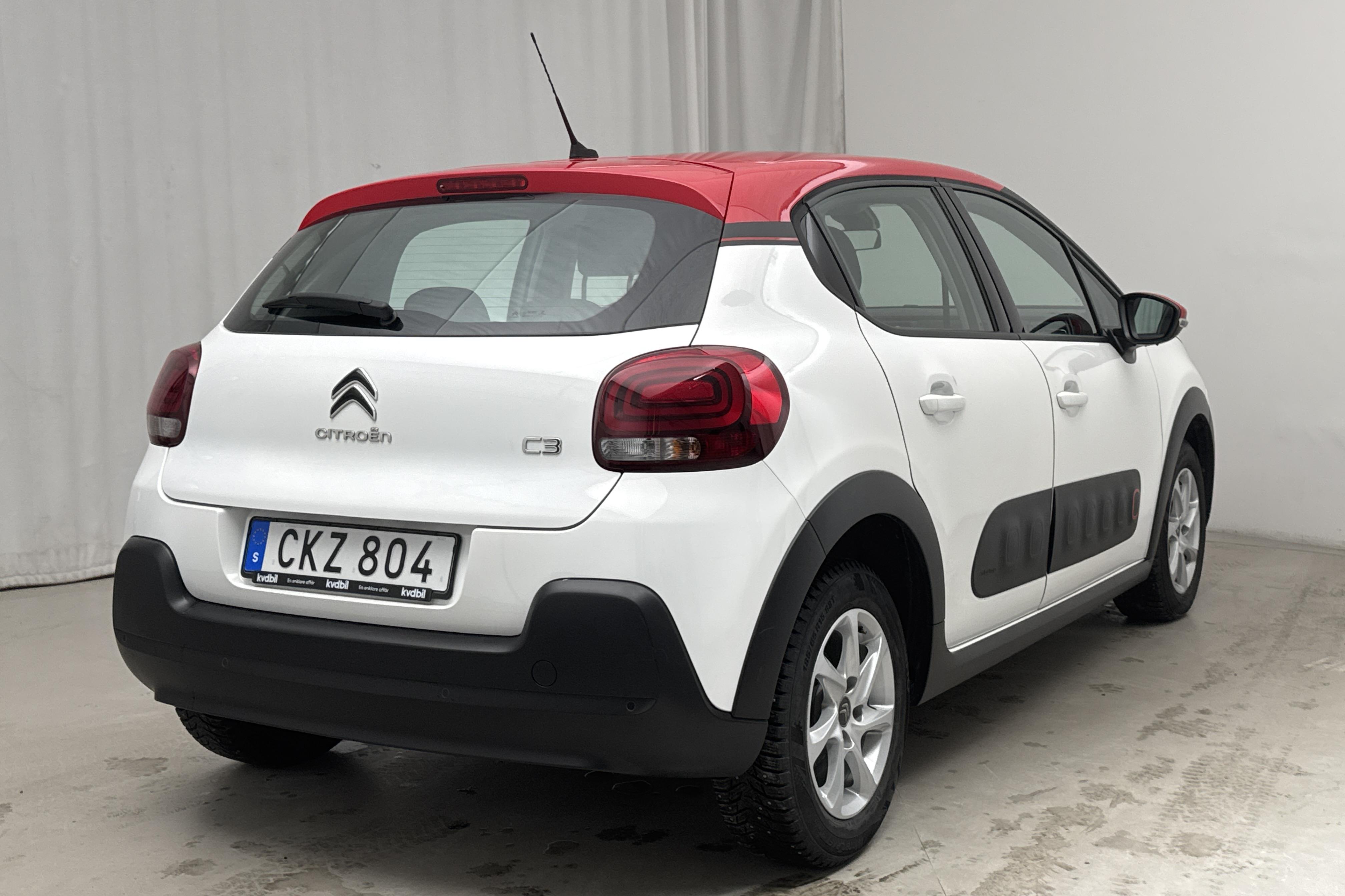 Citroen C3 PureTech (110hk) - 62 020 km - Automatyczna - biały - 2018