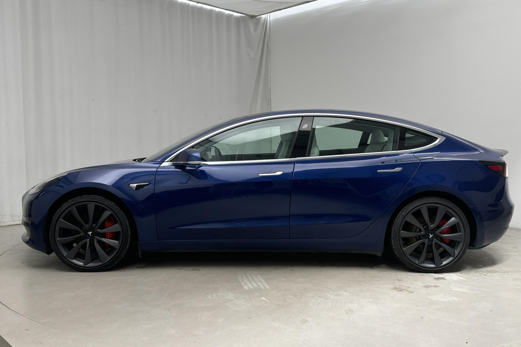 Tesla Model 3 Performance AWD - 84 840 km - Automaattinen - sininen - 2020