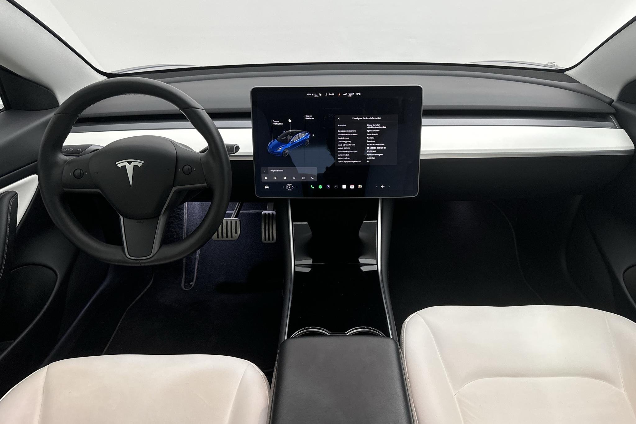 Tesla Model 3 Performance AWD - 84 840 km - Automaattinen - sininen - 2020