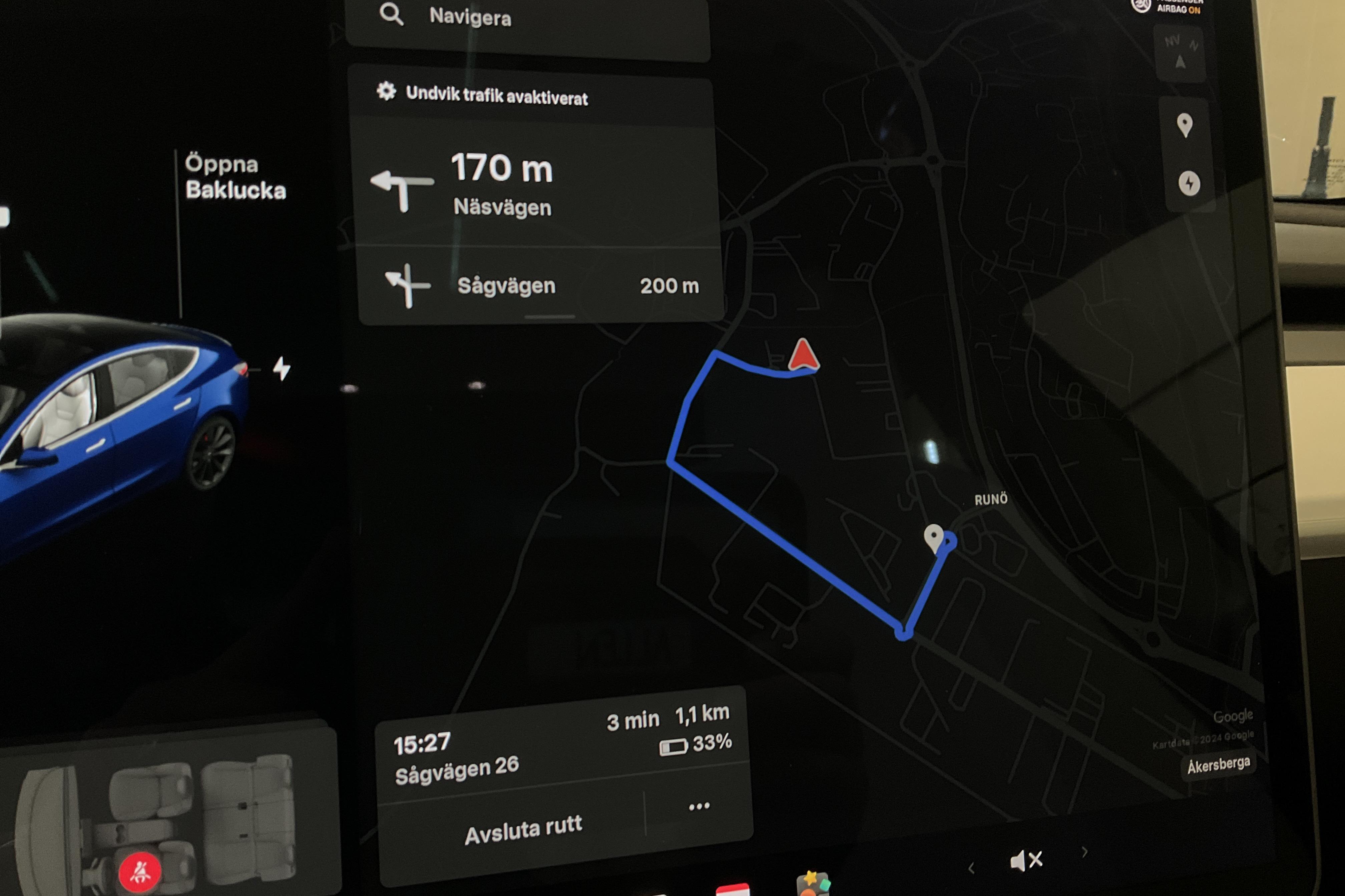 Tesla Model 3 Performance AWD - 84 840 km - Automaattinen - sininen - 2020