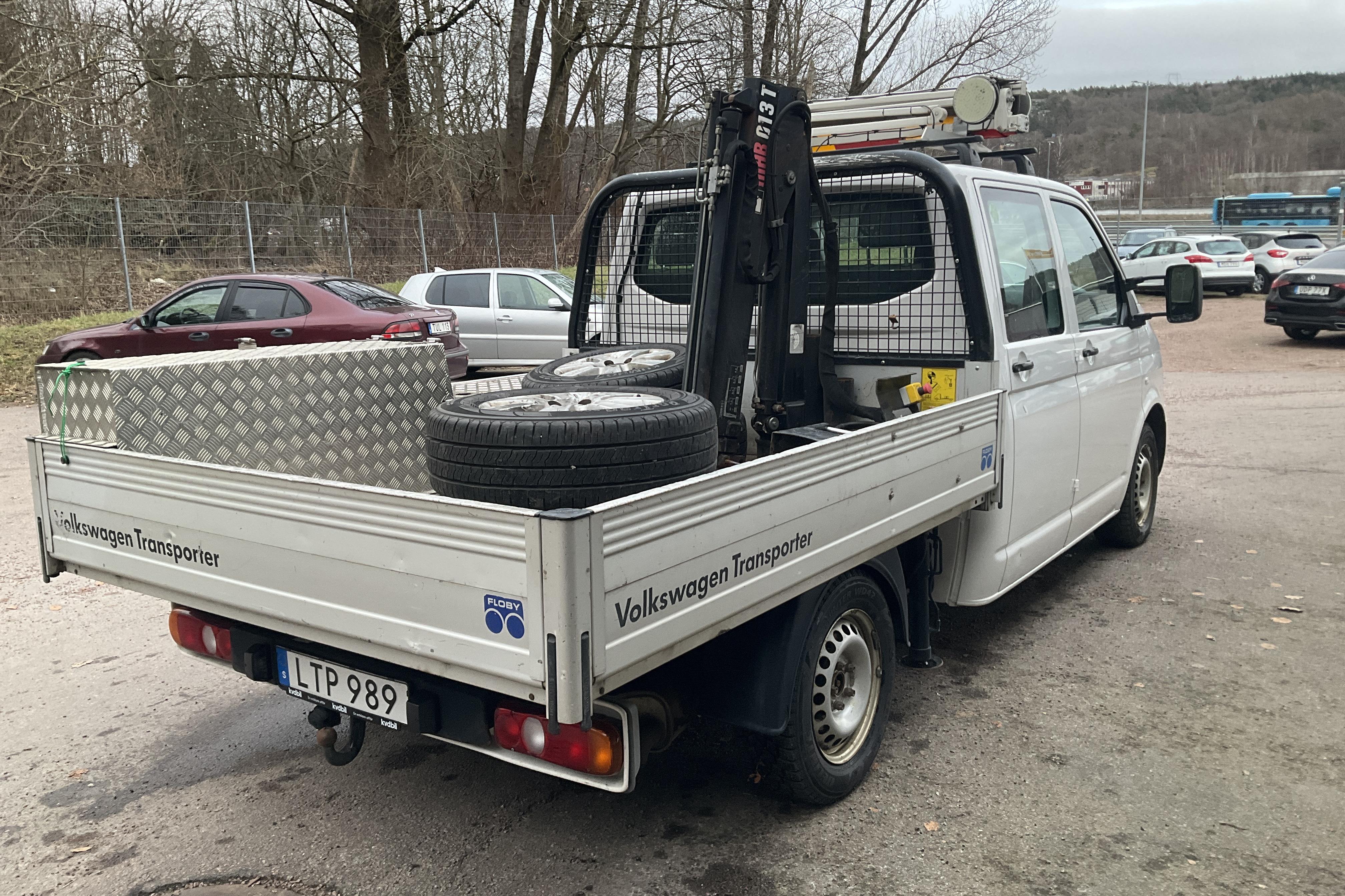 VW Transporter T5 2.0 TDI Pickup 4MOTION (140hk) - 187 720 km - Manual - white - 2011