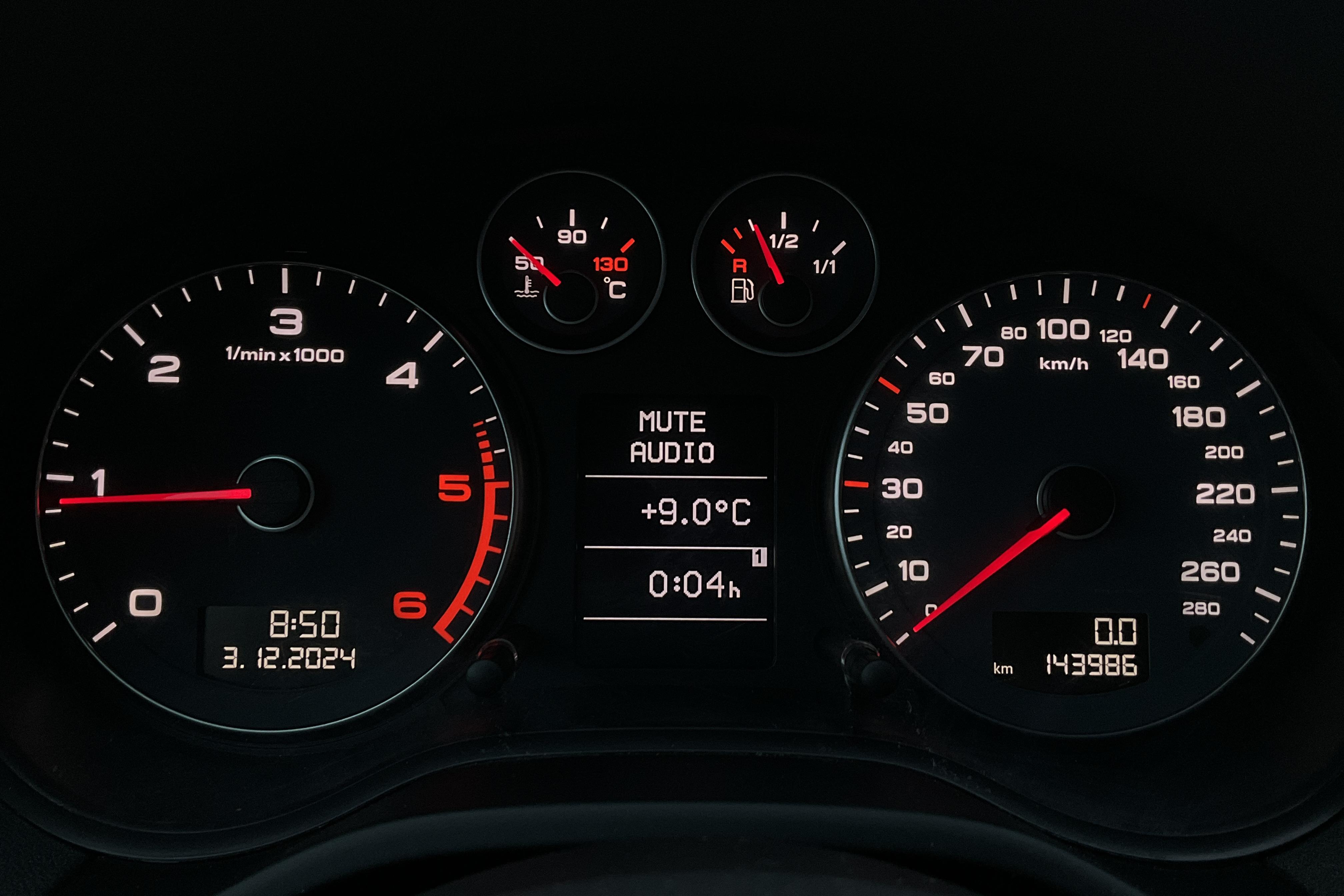 Audi A3 2.0 TDI Sportback quattro (140hk) - 143 990 km - Manualna - niebieski - 2011