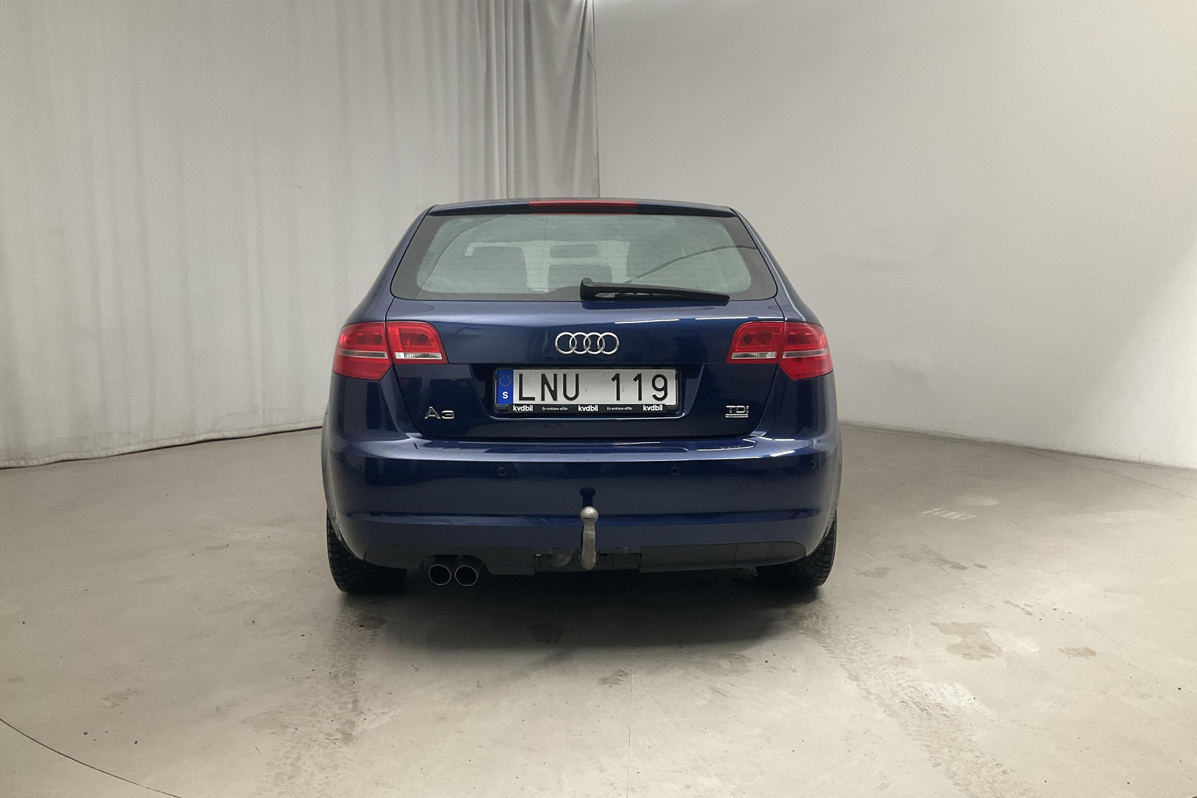 Audi A3 2.0 TDI Sportback quattro (140hk) - 143 990 km - Manualna - niebieski - 2011