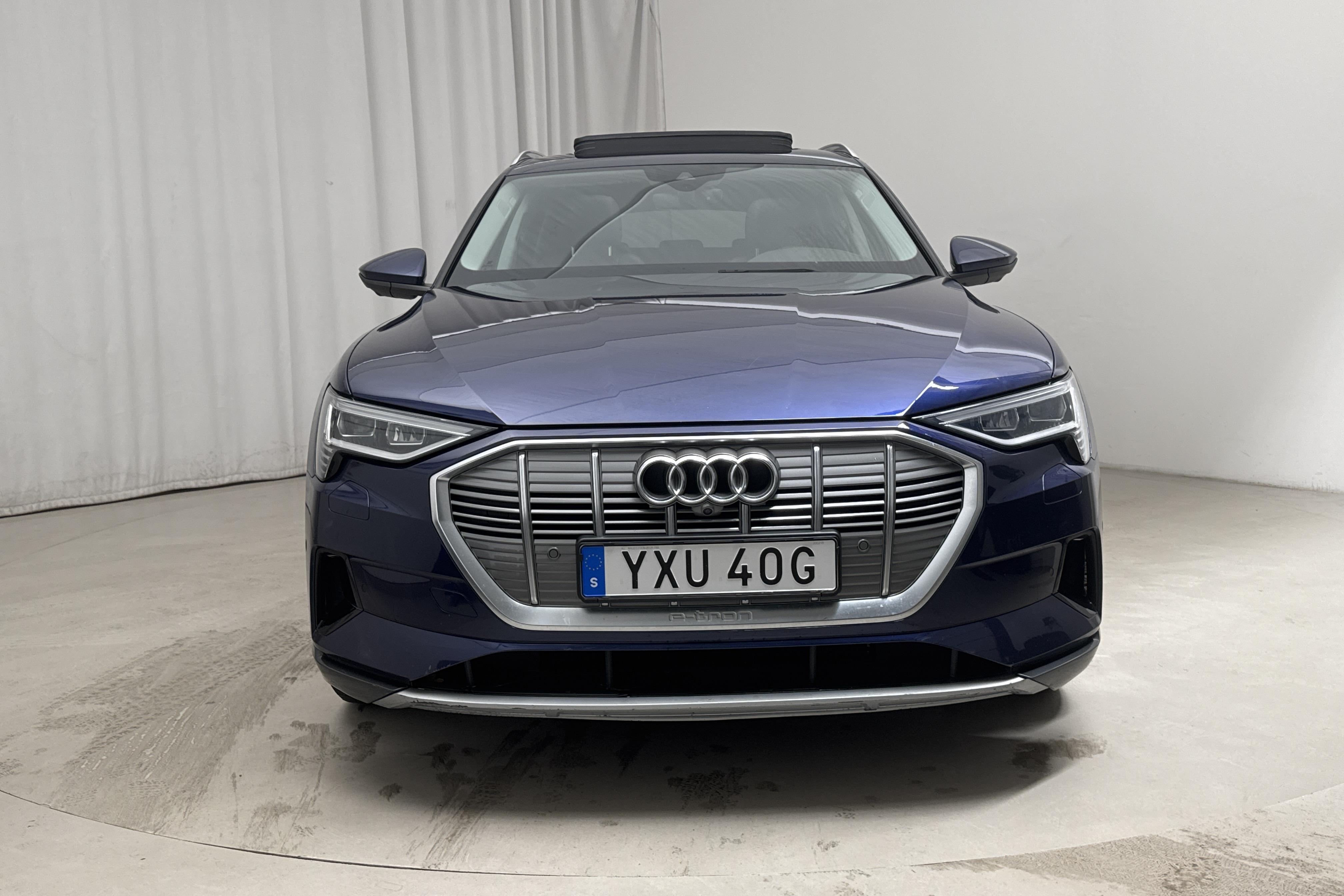 Audi e-tron 50 quattro 71 kWh (288hk) - 91 730 km - Automatyczna - niebieski - 2020