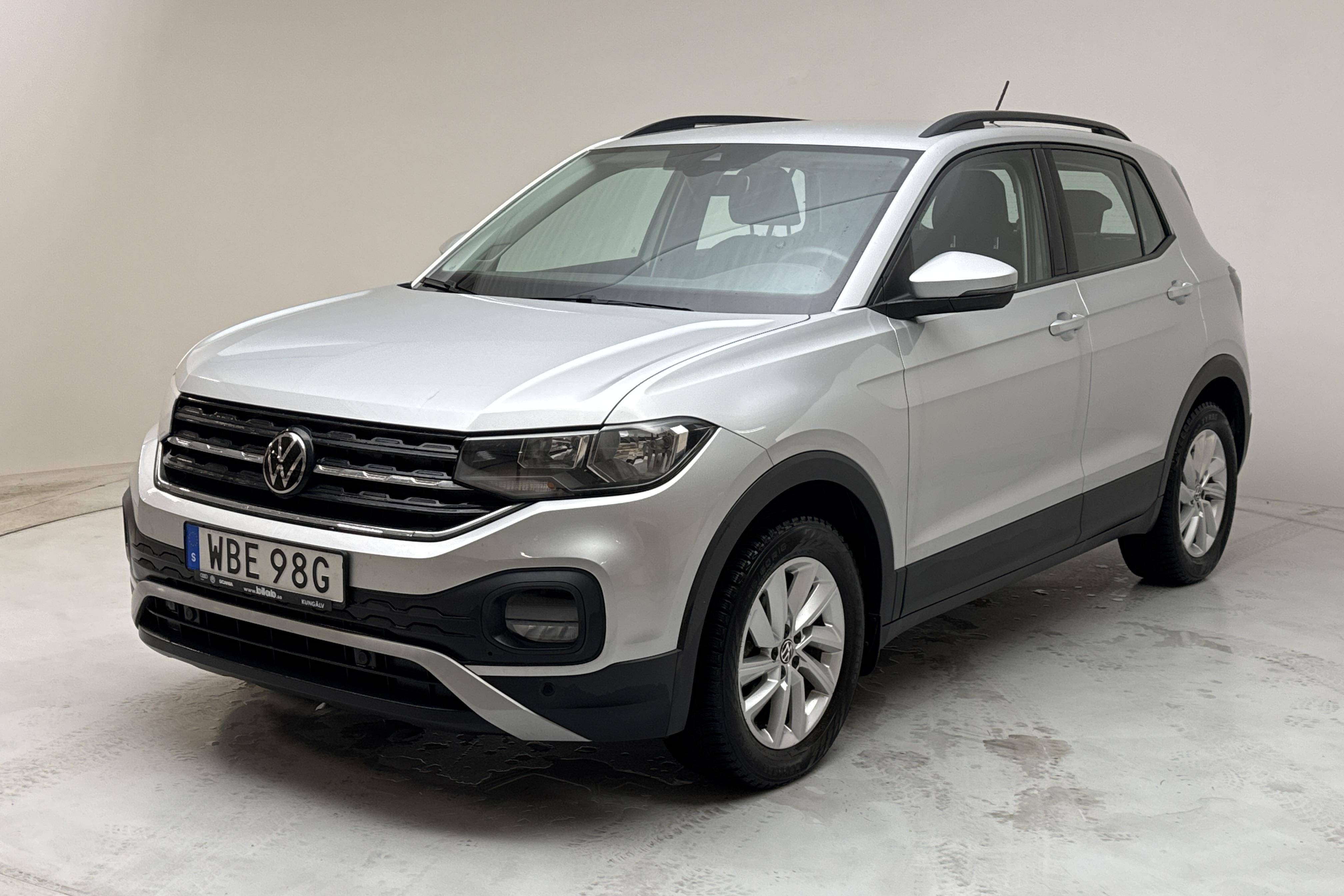 VW T-Cross 1.0 TSI (95hk) - 8 450 km - Manual - silver - 2021