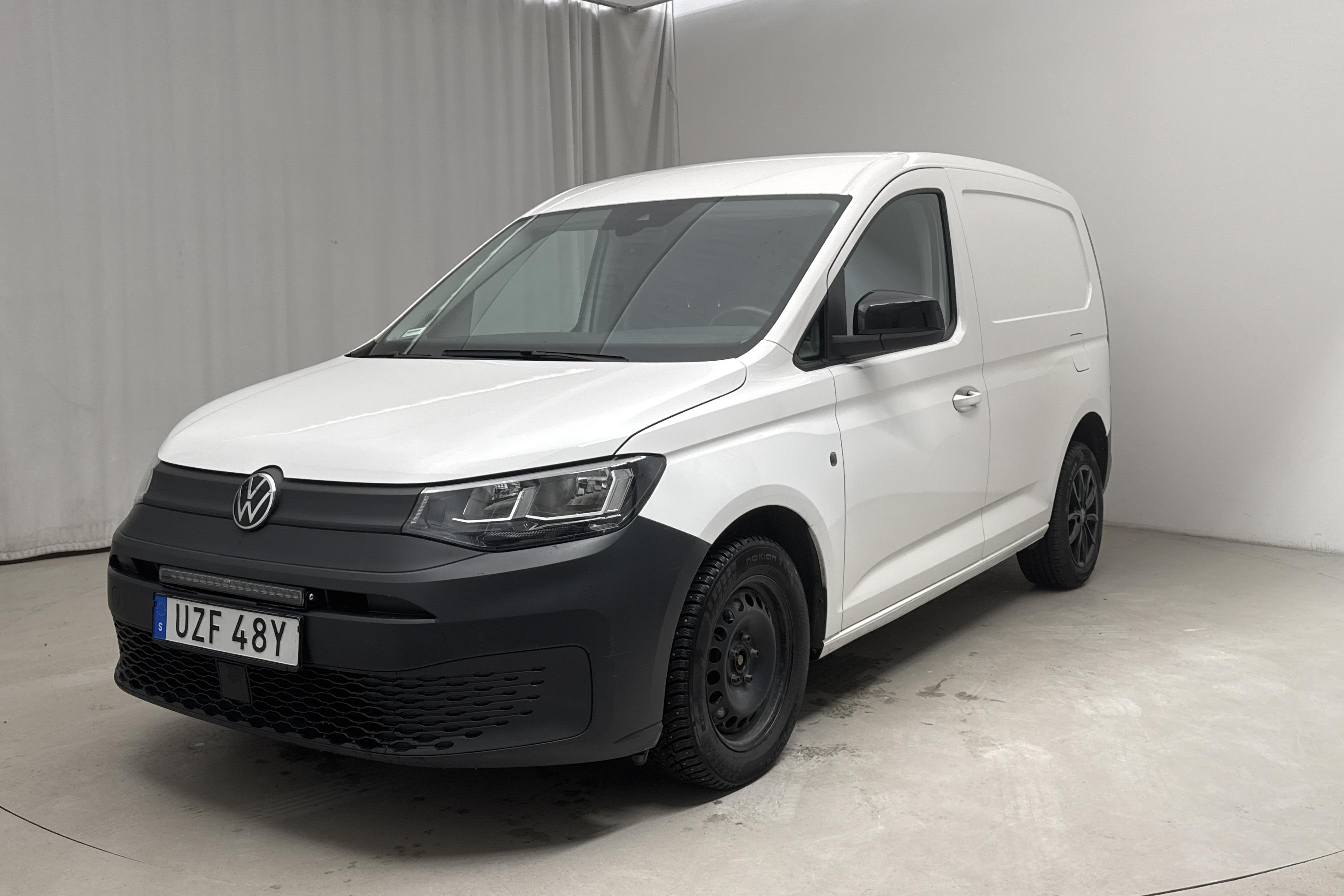 VW Caddy Cargo 2.0 TDI Skåp (122hk) - 163 660 km - Automatic - white - 2021