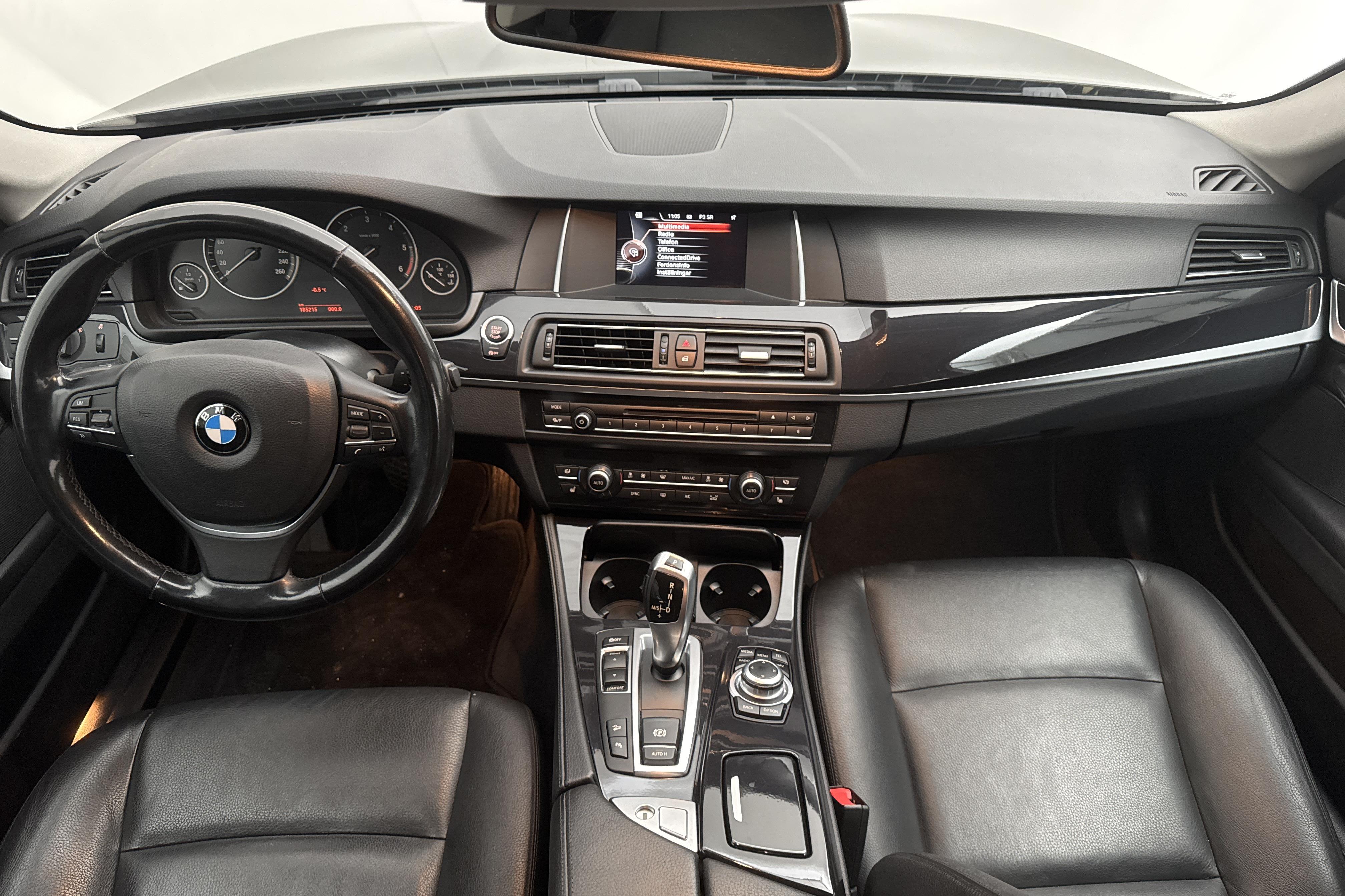 BMW 520d xDrive Touring, F11 (190hk) - 185 210 km - Automatic - black - 2015