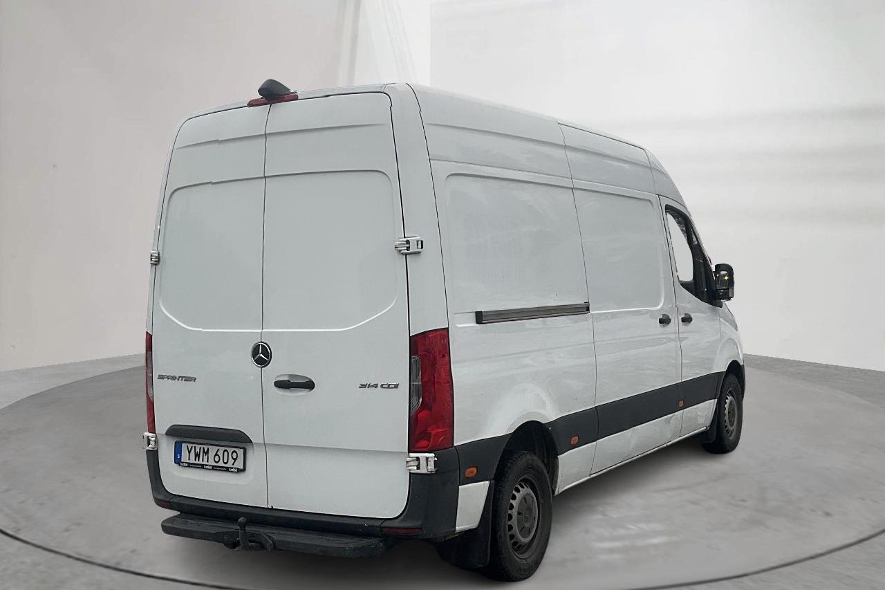 Mercedes Sprinter 314 CDI Skåp 2WD (143hk) - 277 810 km - Automaatne - valge - 2019