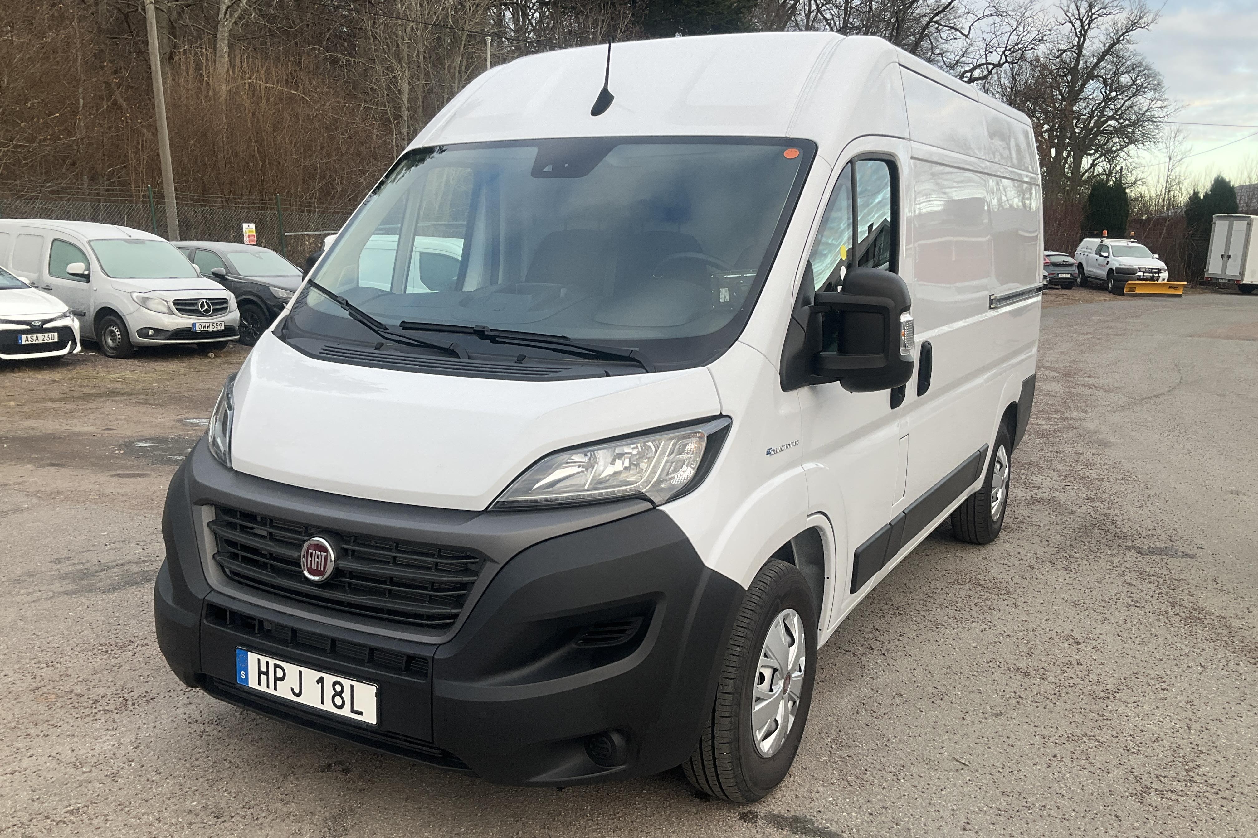 Fiat E-Ducato Skåp 79 kWh (122hk) - 50 km - Automatyczna - biały - 2022