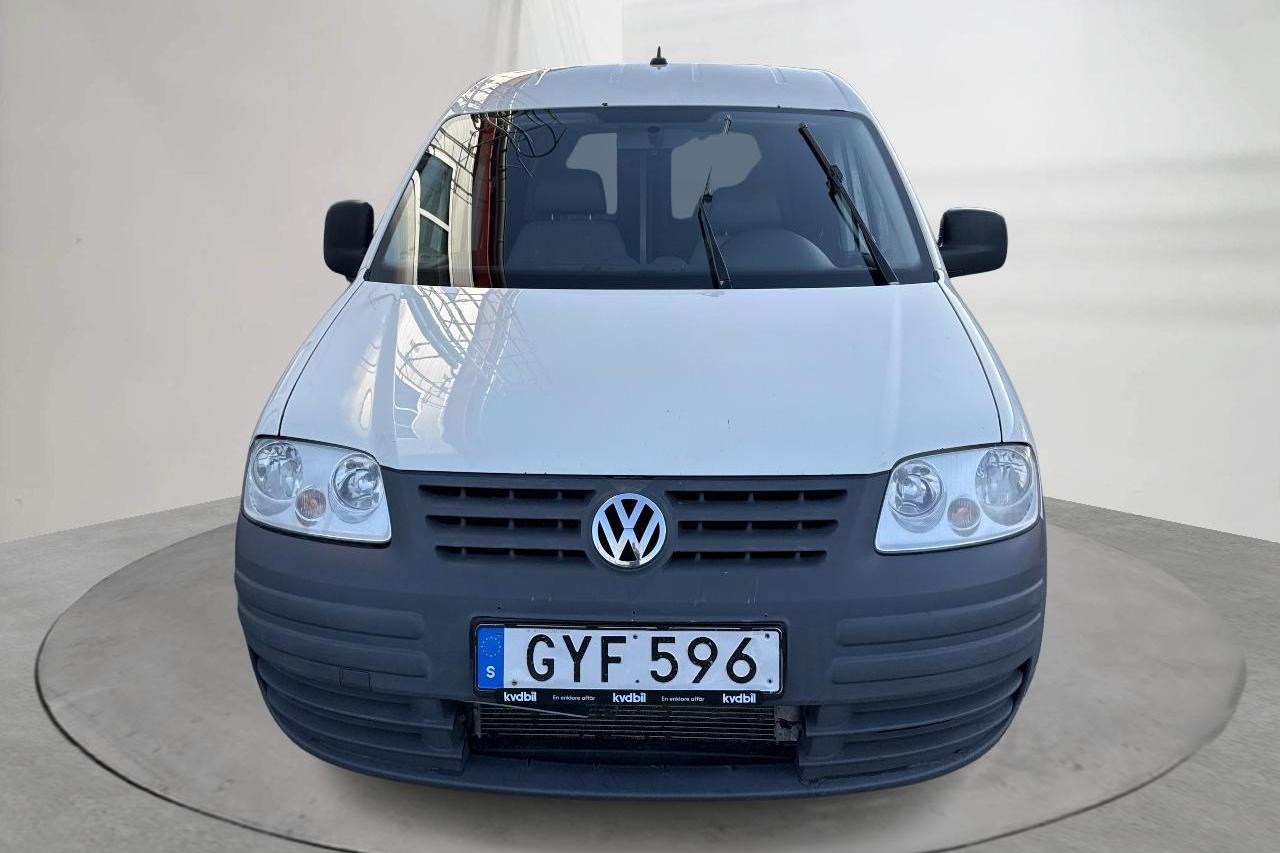 VW Caddy 1.9 TDI Skåp (105hk) - 301 590 km - Käsitsi - valge - 2008