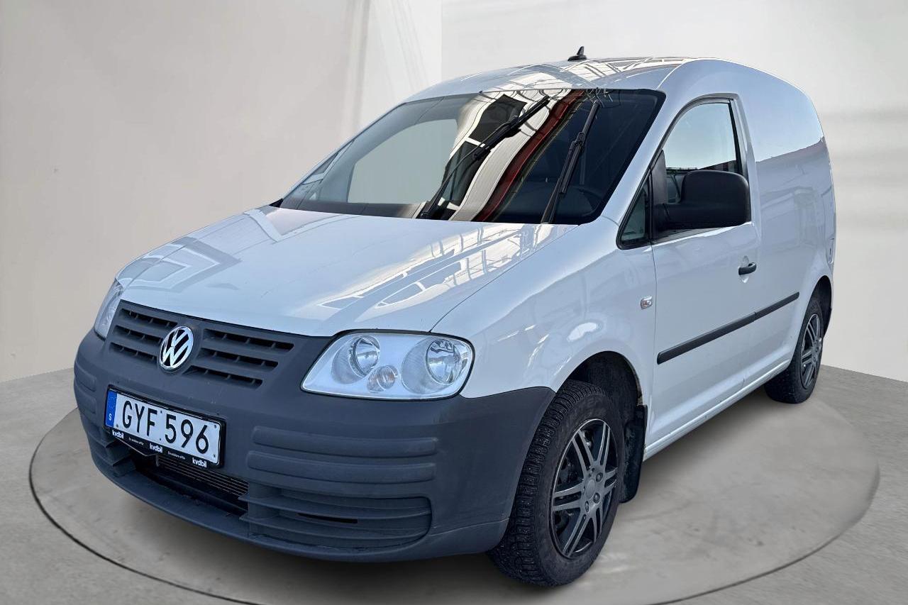 VW Caddy 1.9 TDI Skåp (105hk) - 301 590 km - Käsitsi - valge - 2008