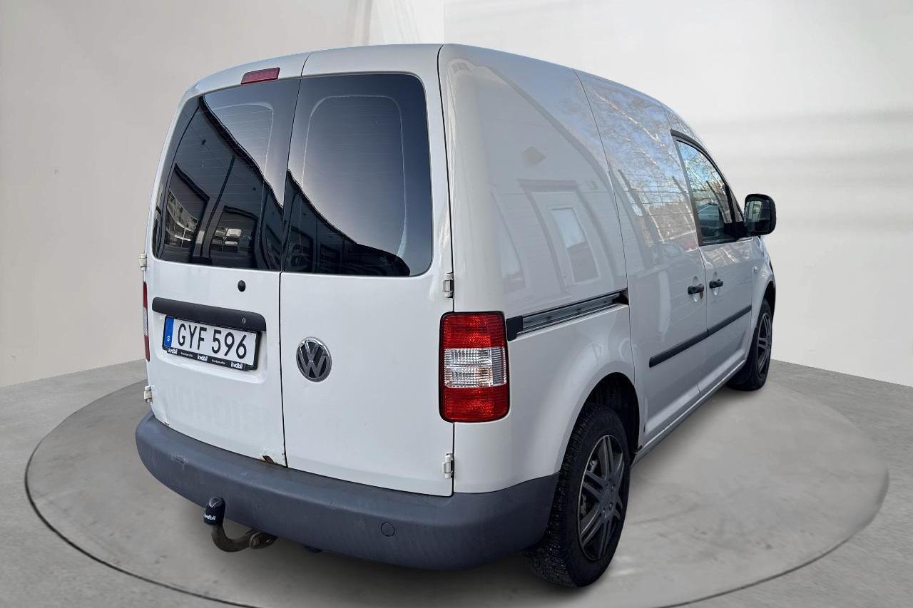 VW Caddy 1.9 TDI Skåp (105hk) - 301 590 km - Käsitsi - valge - 2008