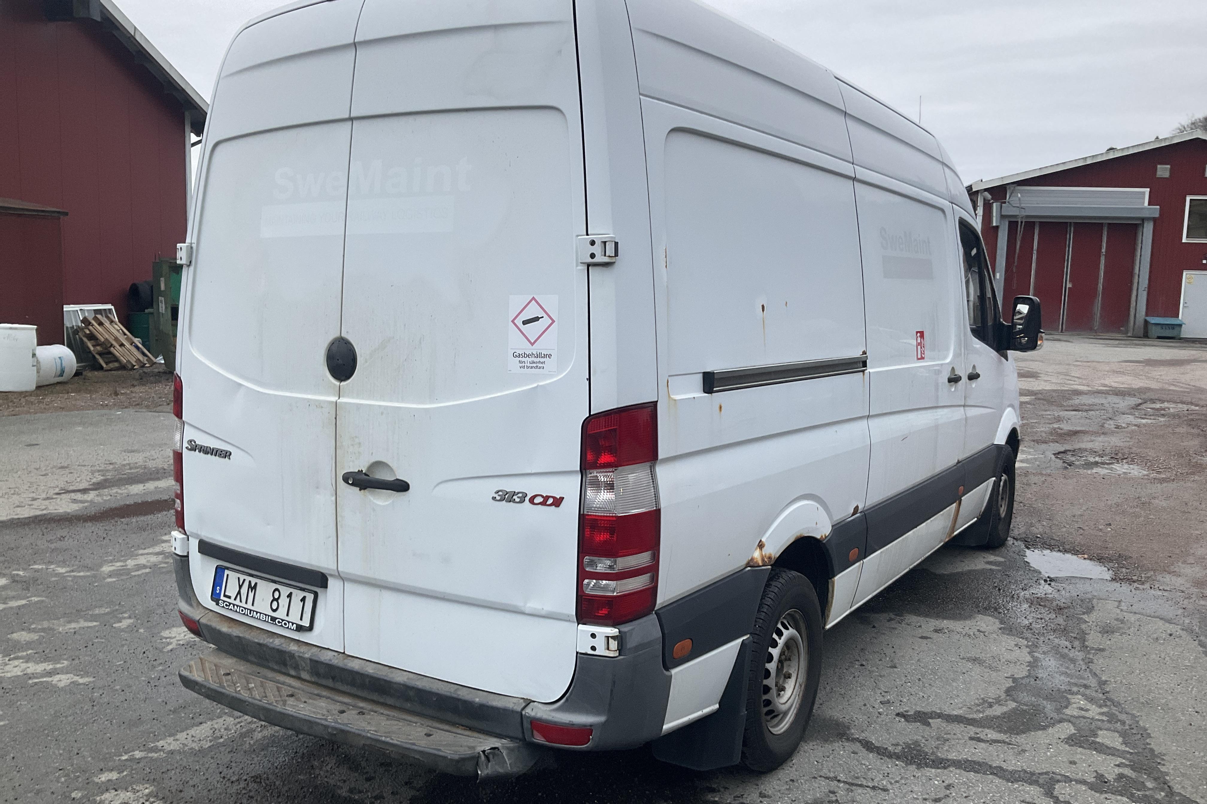 Mercedes Sprinter 313 CDI (129hk) - 202 500 km - Automatic - white - 2012