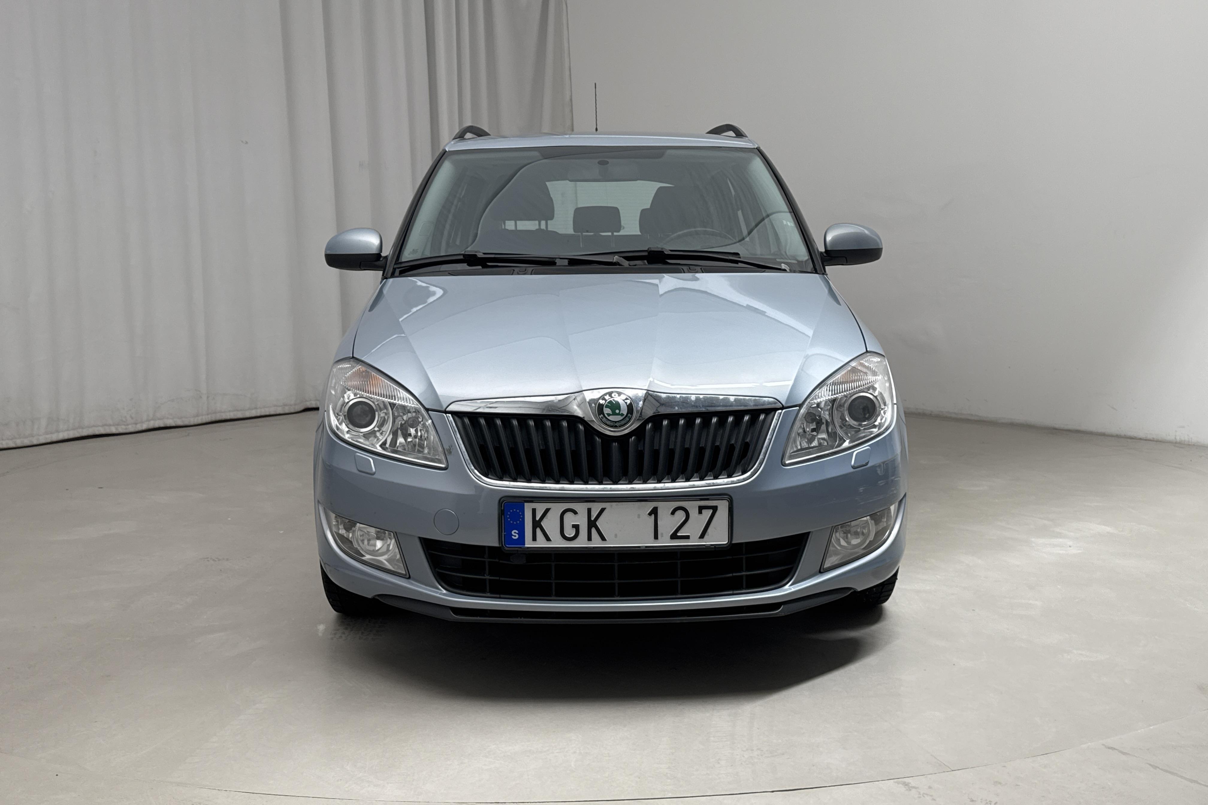 Skoda Fabia 1.2 TSI Combi (105hk) - 97 330 km - Automatyczna - Light Blue - 2011