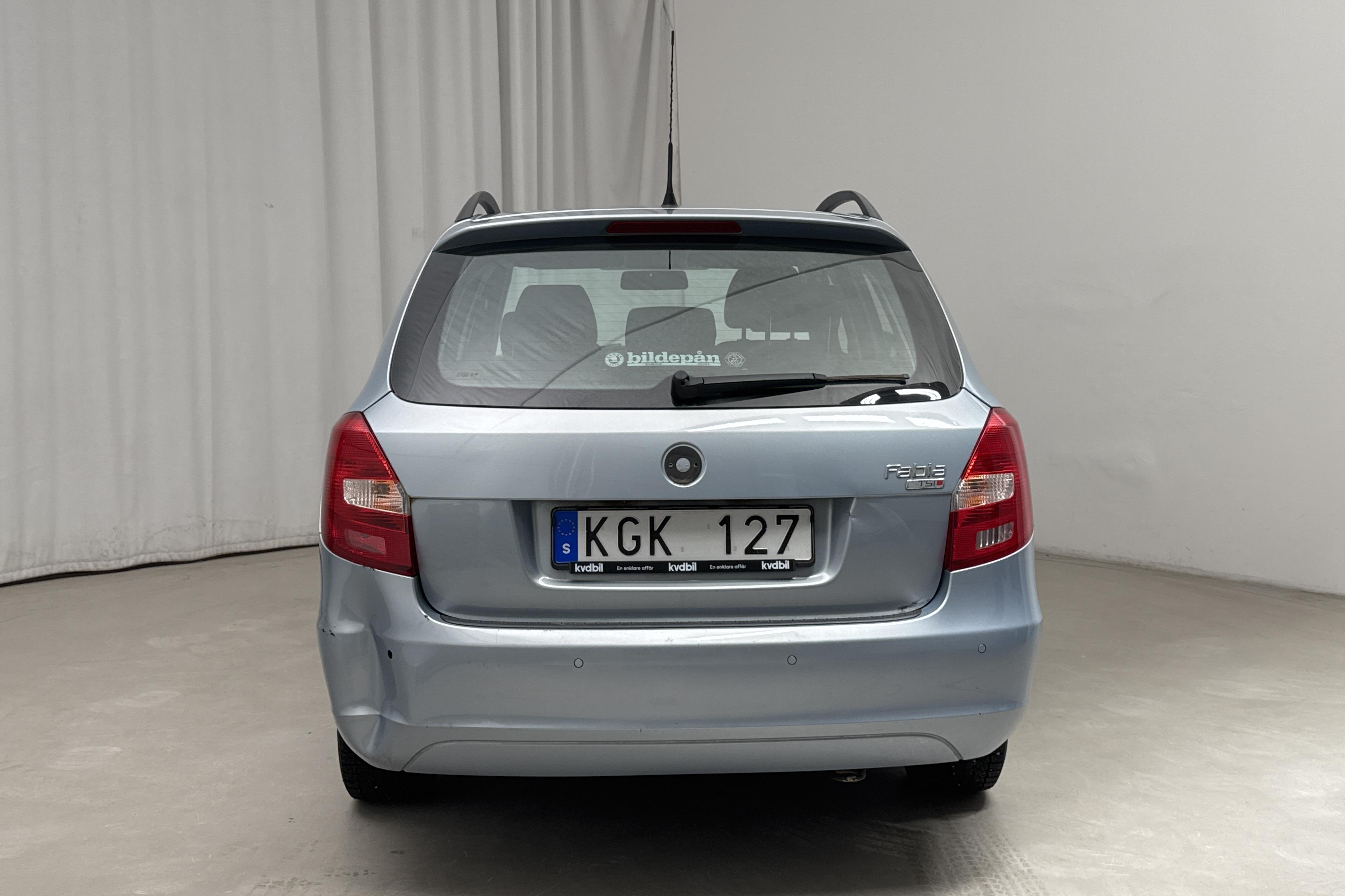 Skoda Fabia 1.2 TSI Combi (105hk) - 97 330 km - Automatyczna - Light Blue - 2011