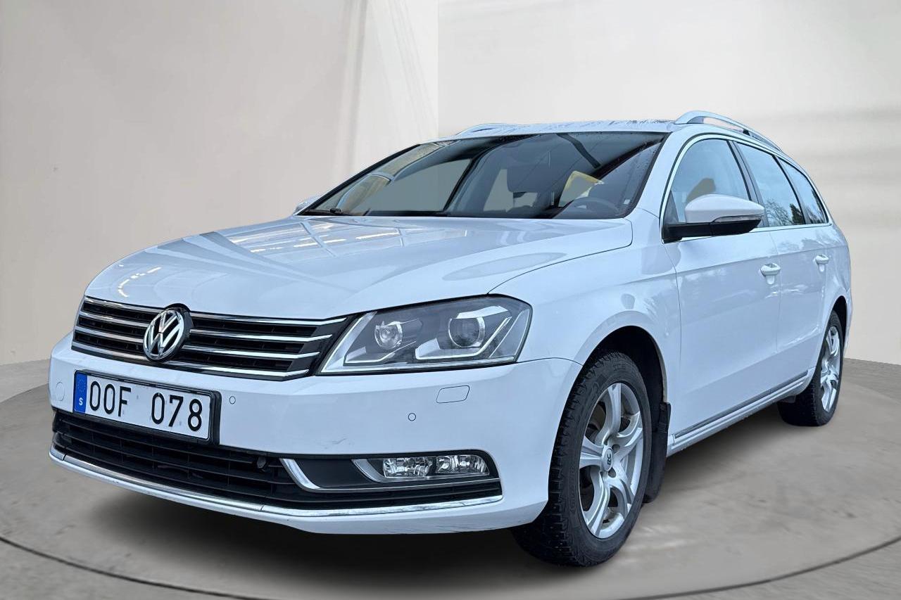 VW Passat 1.4 TSI EcoFuel Variant (150hk) - 19 386 mil - Automat - vit - 2012