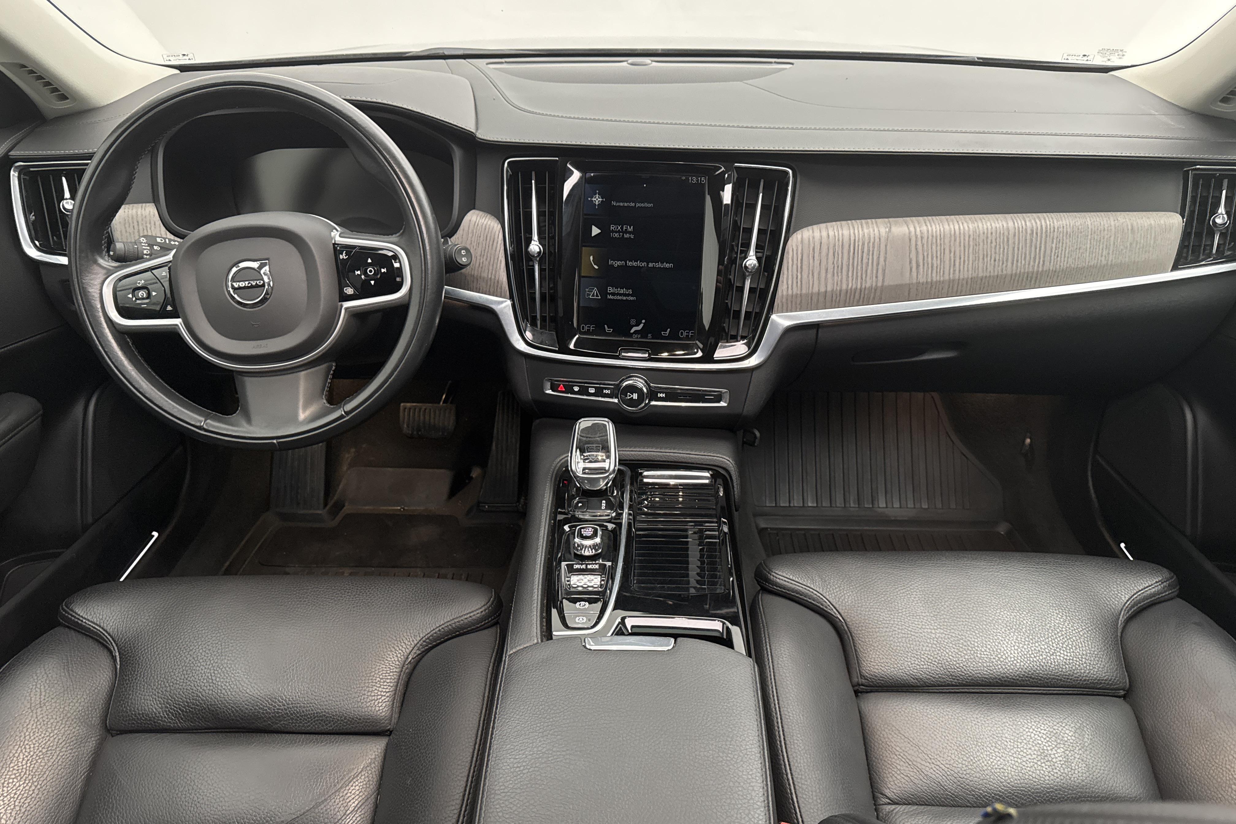 Volvo V90 T6 AWD Twin Engine (340hk) - 13 583 mil - Automat - svart - 2021