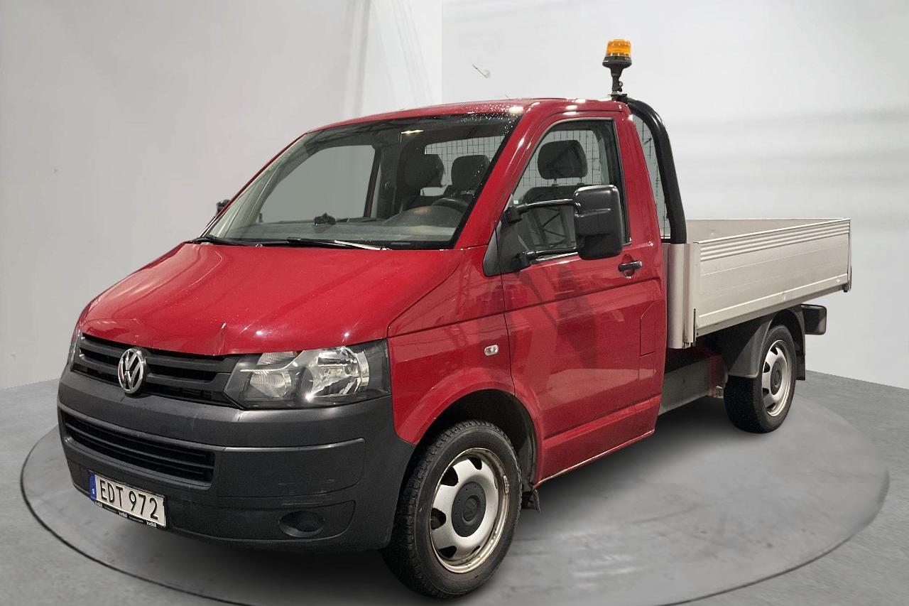 VW Transporter T5 2.0 TDI Pickup (140hk) - 90 340 km - Automatic - red - 2015