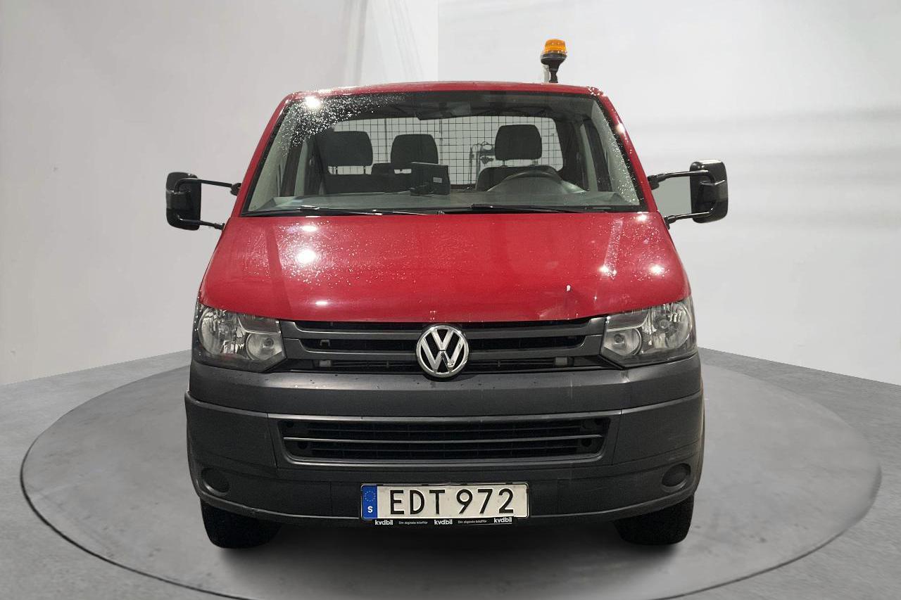 VW Transporter T5 2.0 TDI Pickup (140hk) - 90 340 km - Automatic - red - 2015