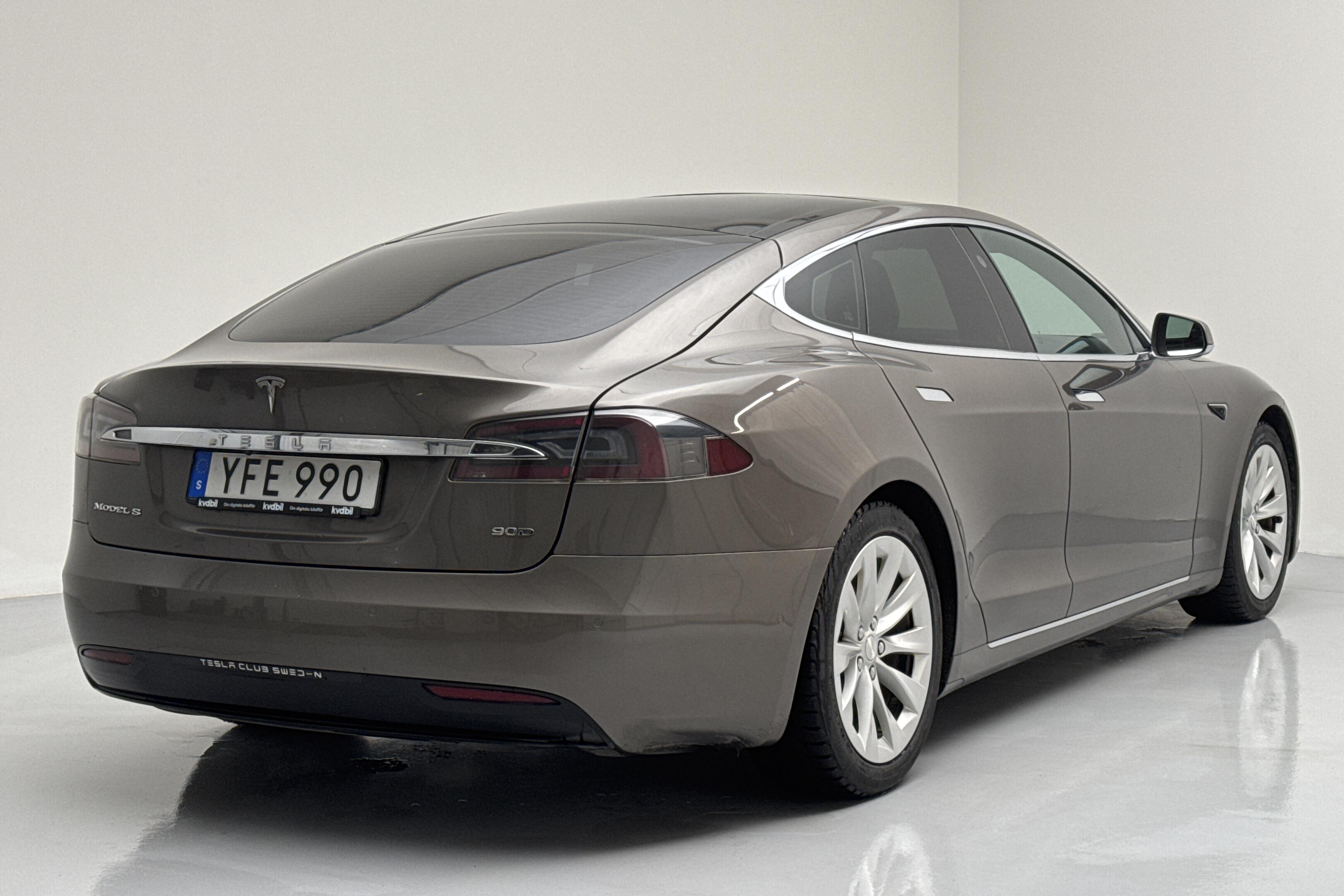 Tesla Model S 90D - 29 321 mil - Automat - grå - 2017