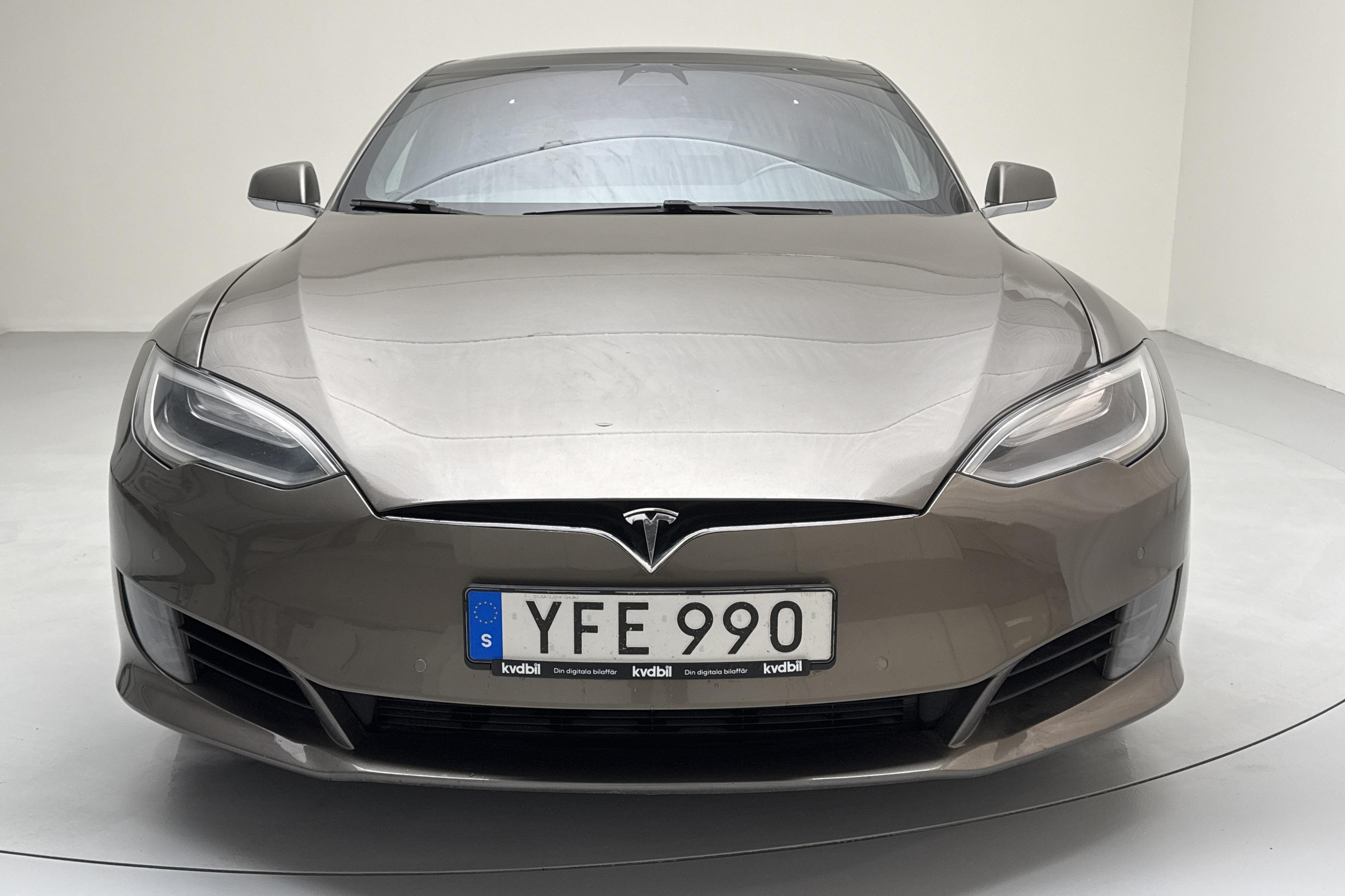 Tesla Model S 90D - 29 321 mil - Automat - grå - 2017