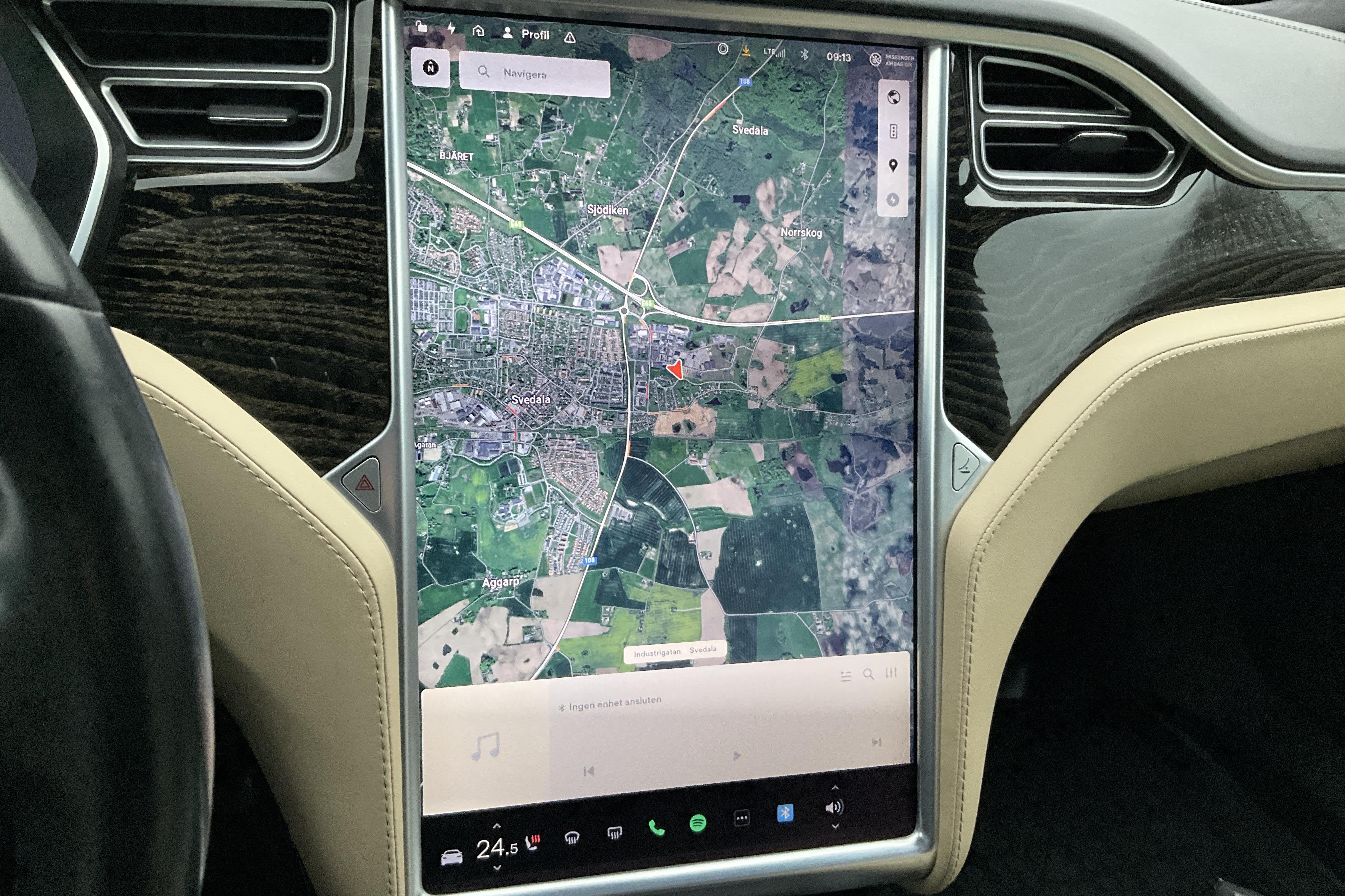 Tesla Model S 90D - 29 321 mil - Automat - grå - 2017