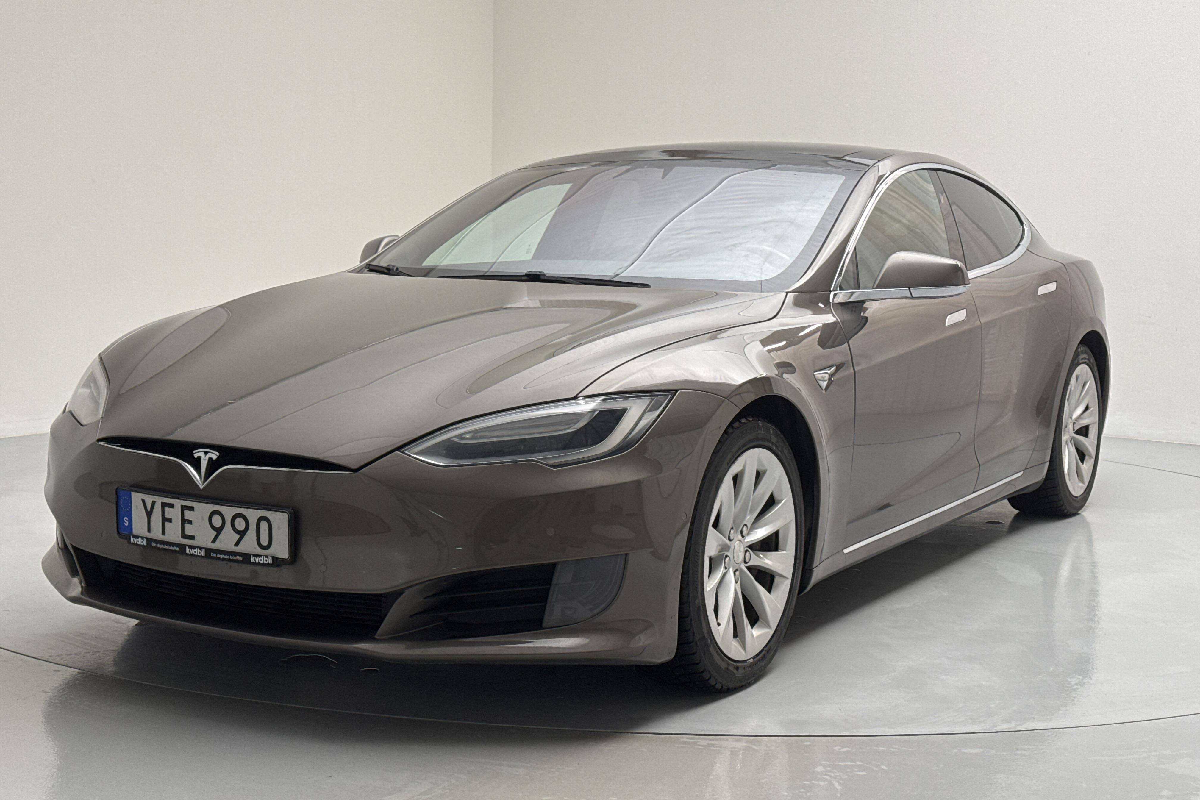 Tesla Model S 90D - 29 321 mil - Automat - grå - 2017