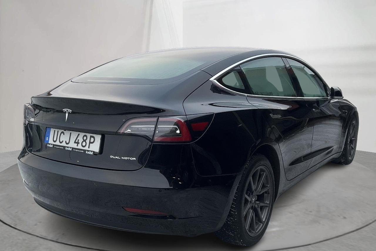 Tesla Model 3 Long Range Dual Motor AWD - 15 642 mil - Automat - svart - 2019