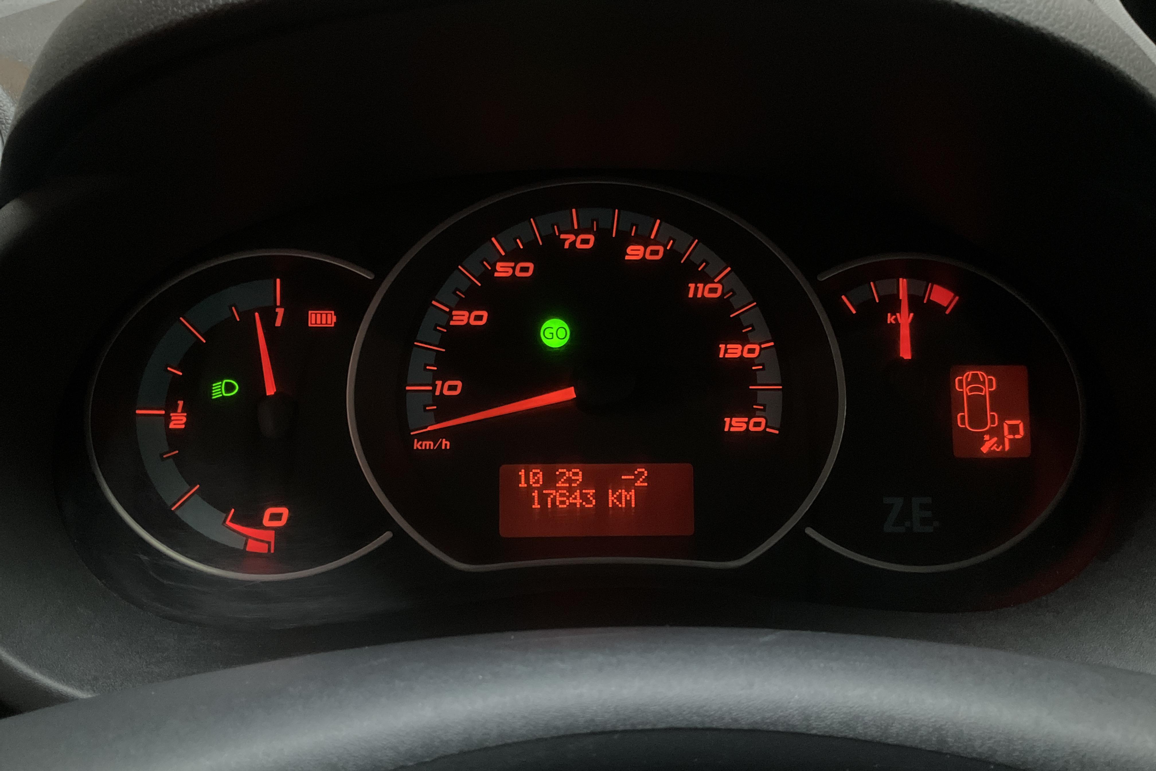 Renault Kangoo Z.E Power Plus 33 kWh Maxi Skåp (60hk) - 17 640 km - Automatyczna - biały - 2019