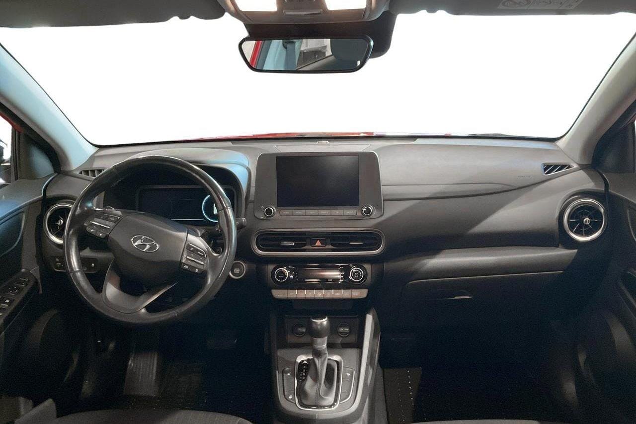Hyundai Kona 1.6 GDI Hybrid (141hk) - 76 620 km - Automatic - red - 2021