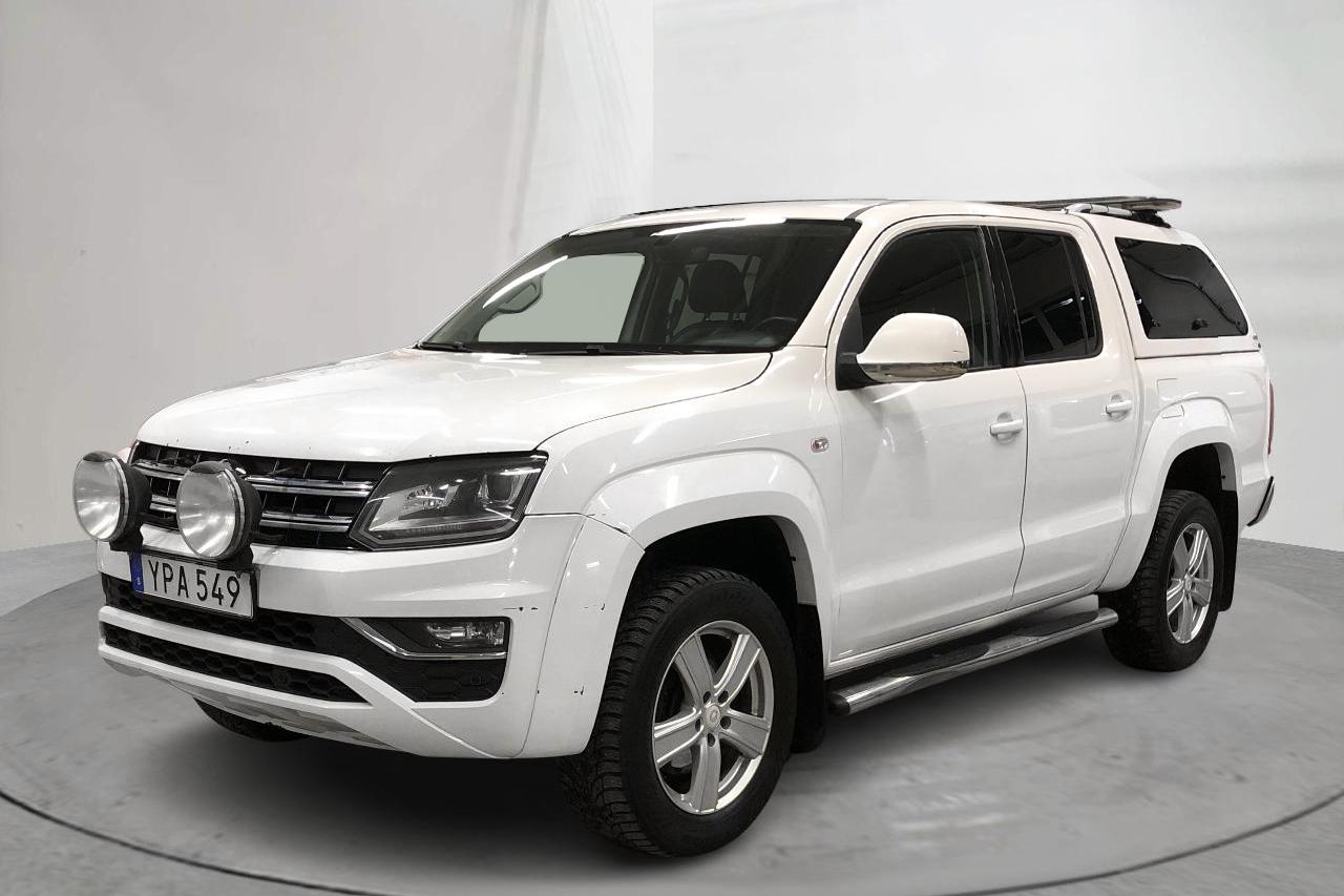 VW Amarok 3.0 TDI 4motion (224hk) - 43 424 mil - Automat - vit - 2018