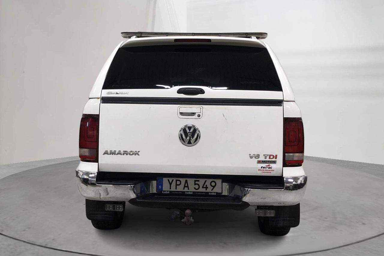 VW Amarok 3.0 TDI 4motion (224hk) - 43 424 mil - Automat - vit - 2018