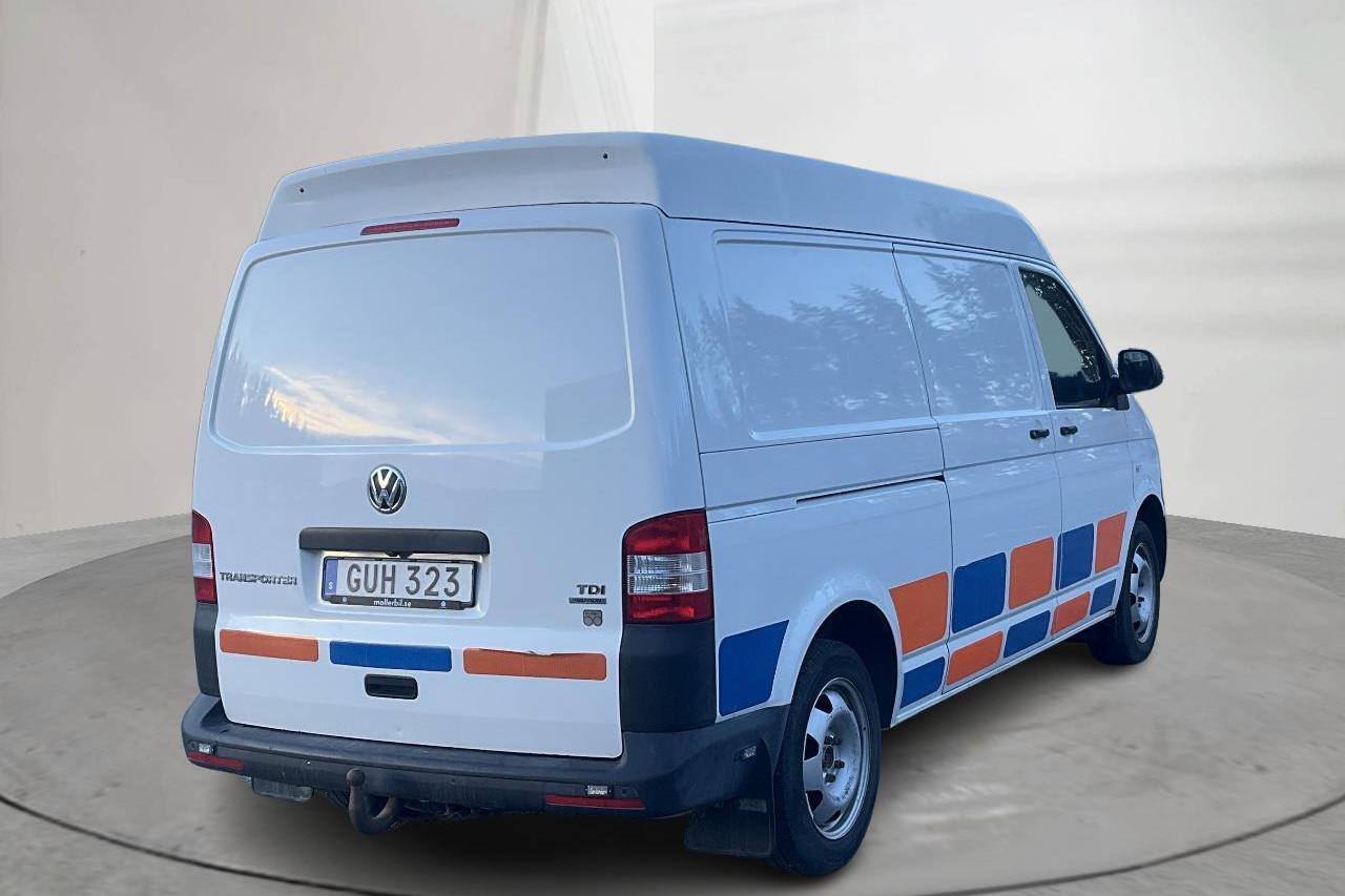 VW Transporter T5 2.0 TDI 4MOTION (180hk) - 97 640 km - Automatyczna - biały - 2015