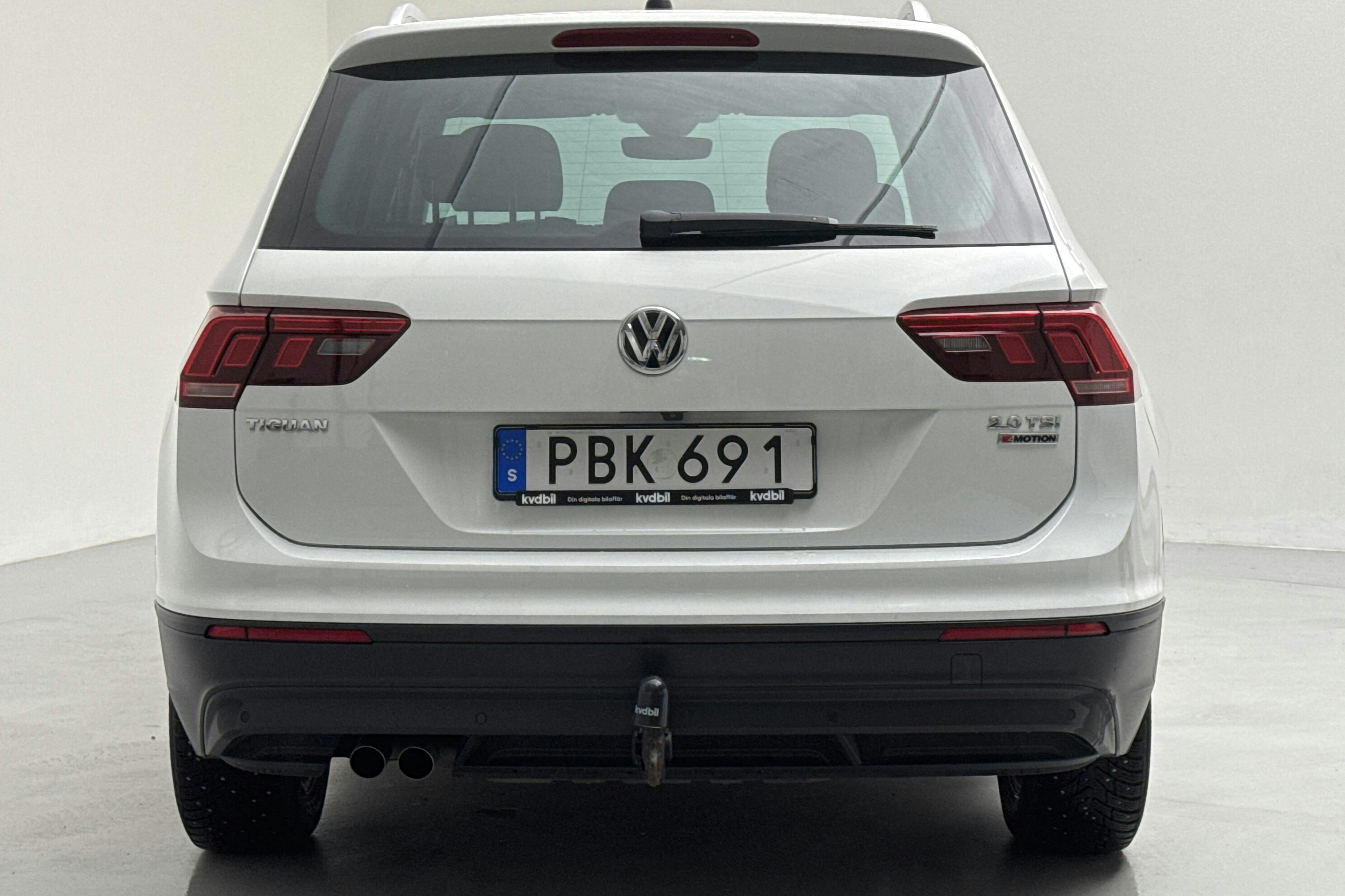 VW Tiguan 2.0 TSI 4MOTION (180hk) - 12 520 mil - Manuell - vit - 2017