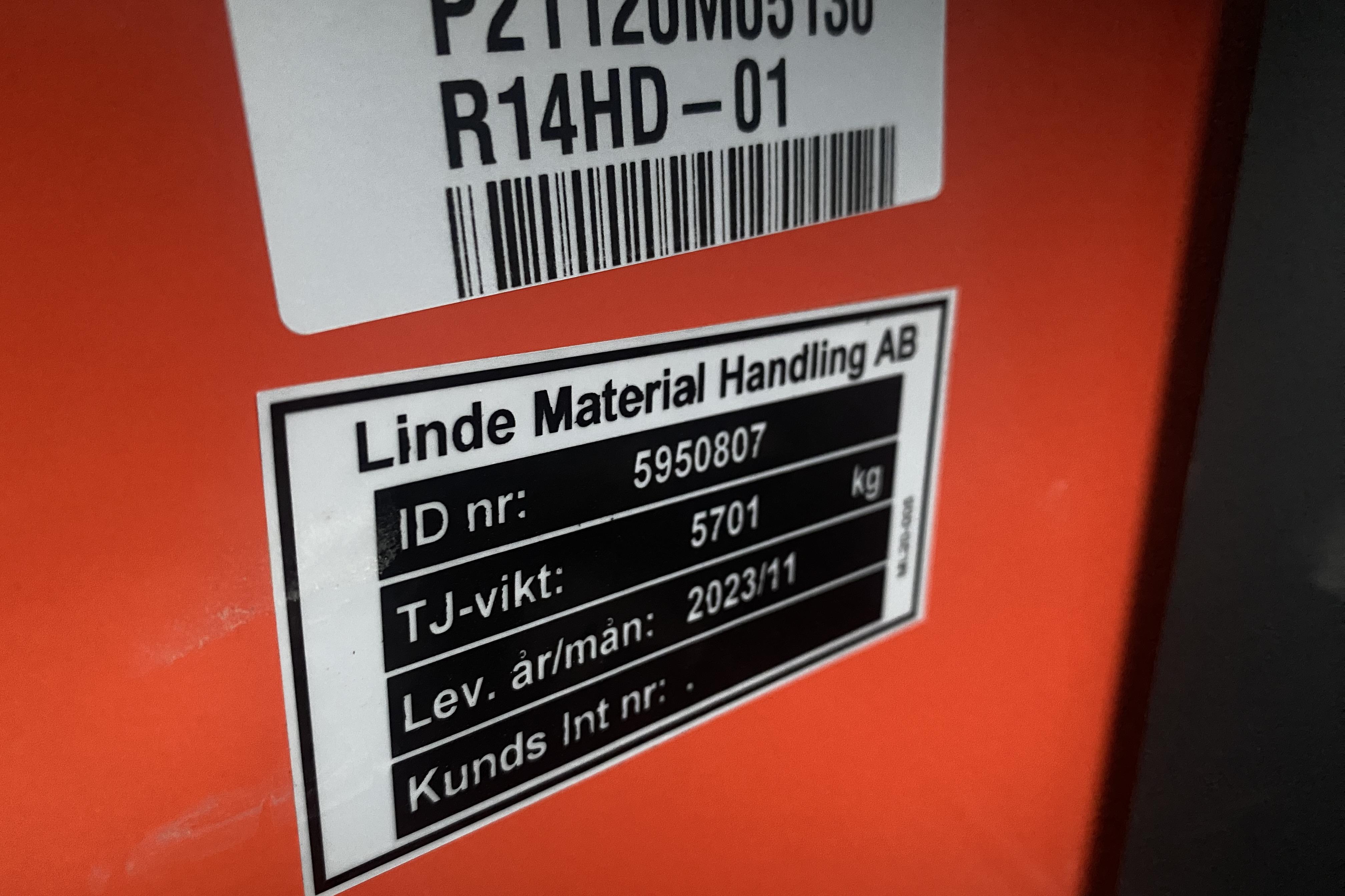 Linde R14HD Eltruck -  - 2023