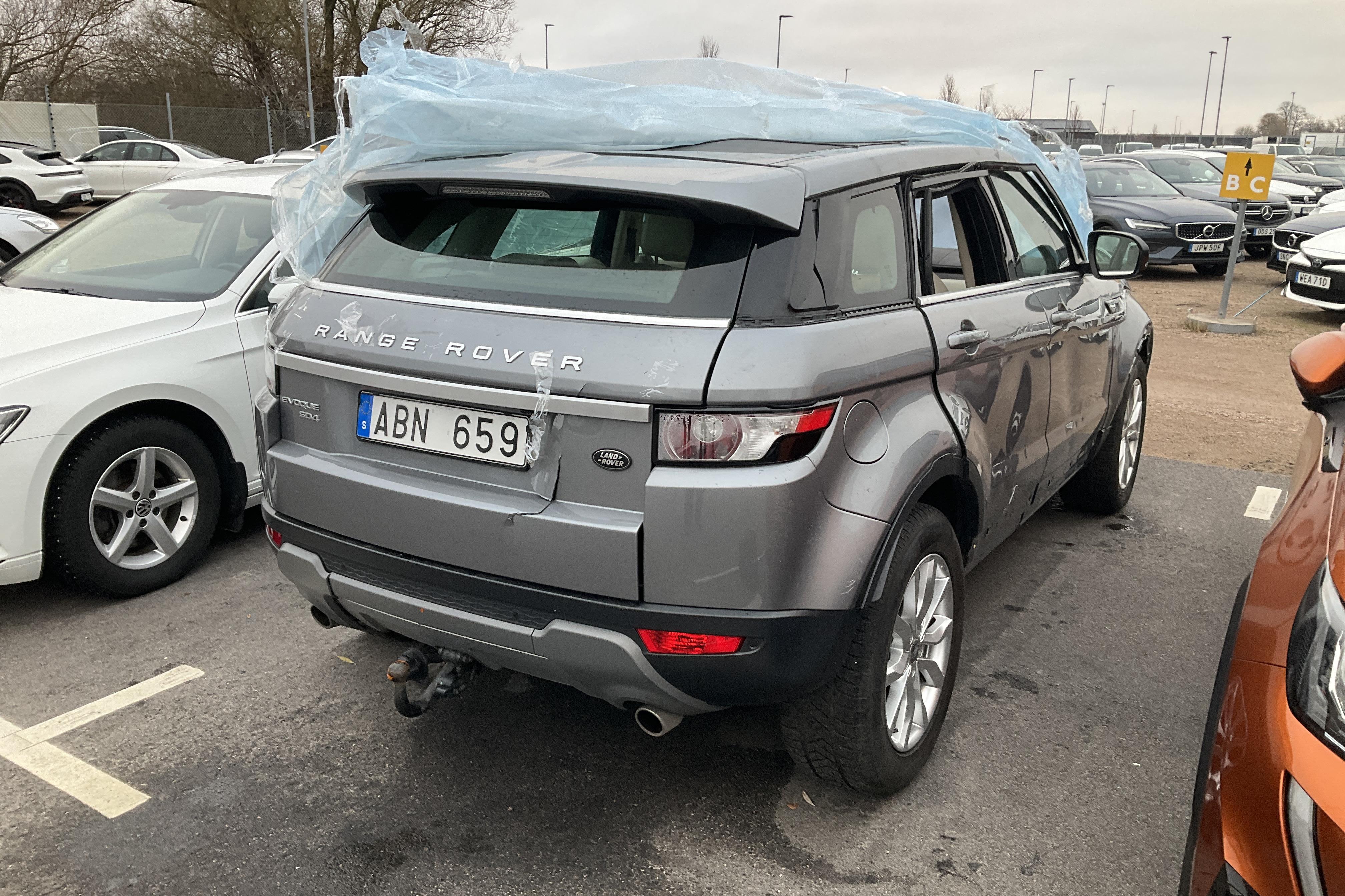 Land Rover Range Rover Evoque 2.2 SD4 5dr (190hk) - 133 920 km - Automatyczna - szary - 2013