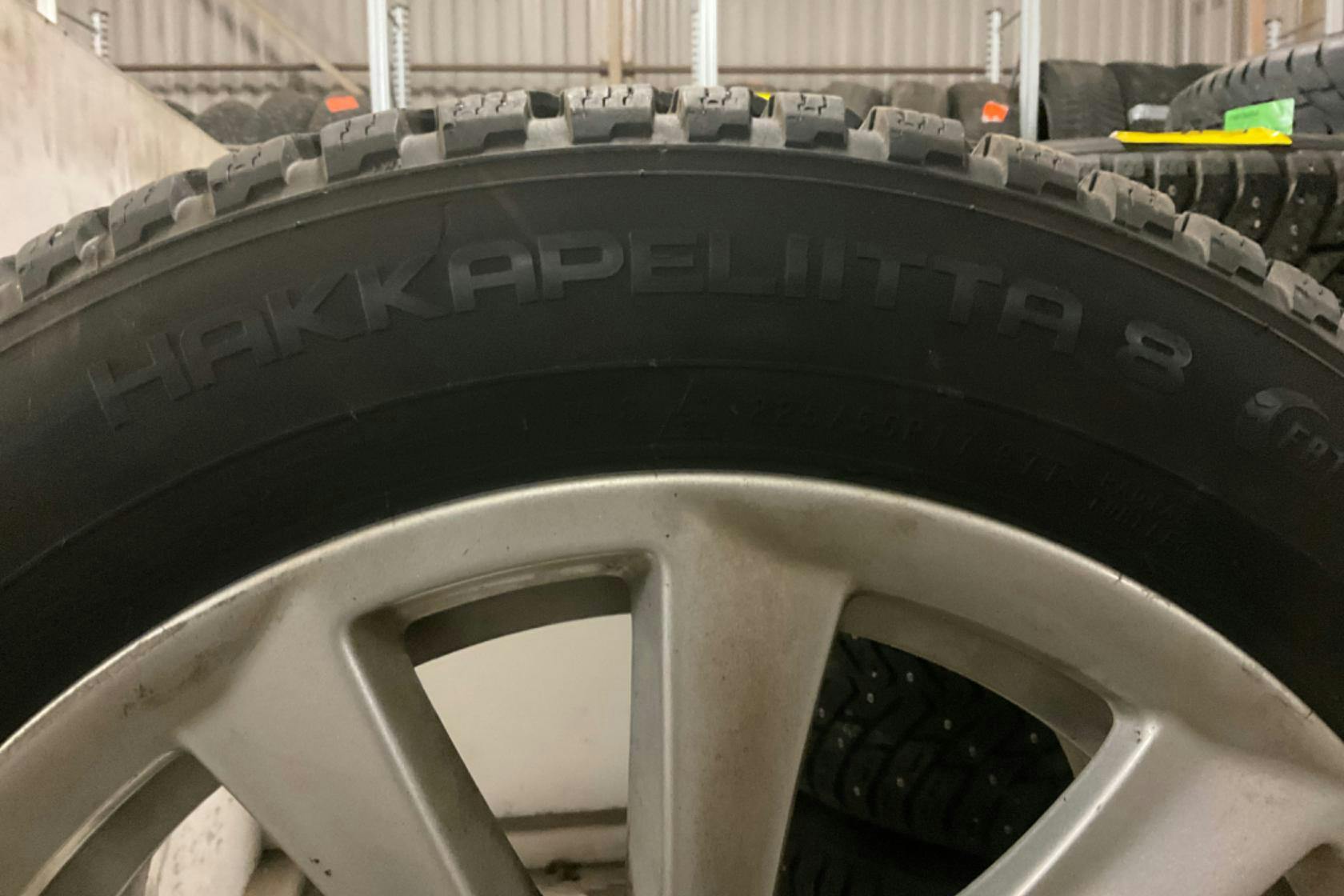 Vinterhjul (nr 69) NOKIAN HAKKAPELIITTA 8 225/55R17 - 0 km