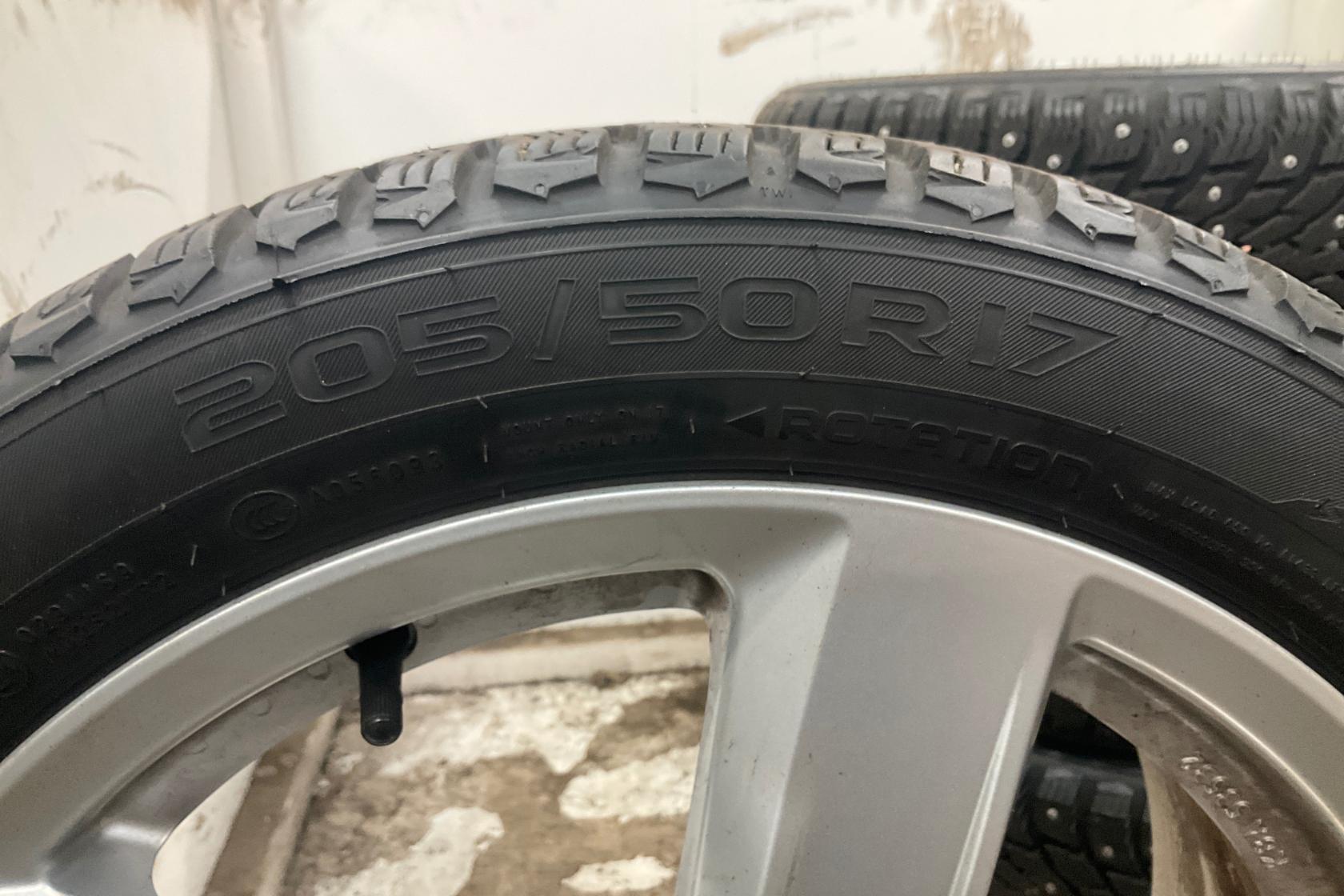 Vinterhjul (nr 120) NOKIAN HAKKAPELIITTA 9 205/50R17 - 0 km