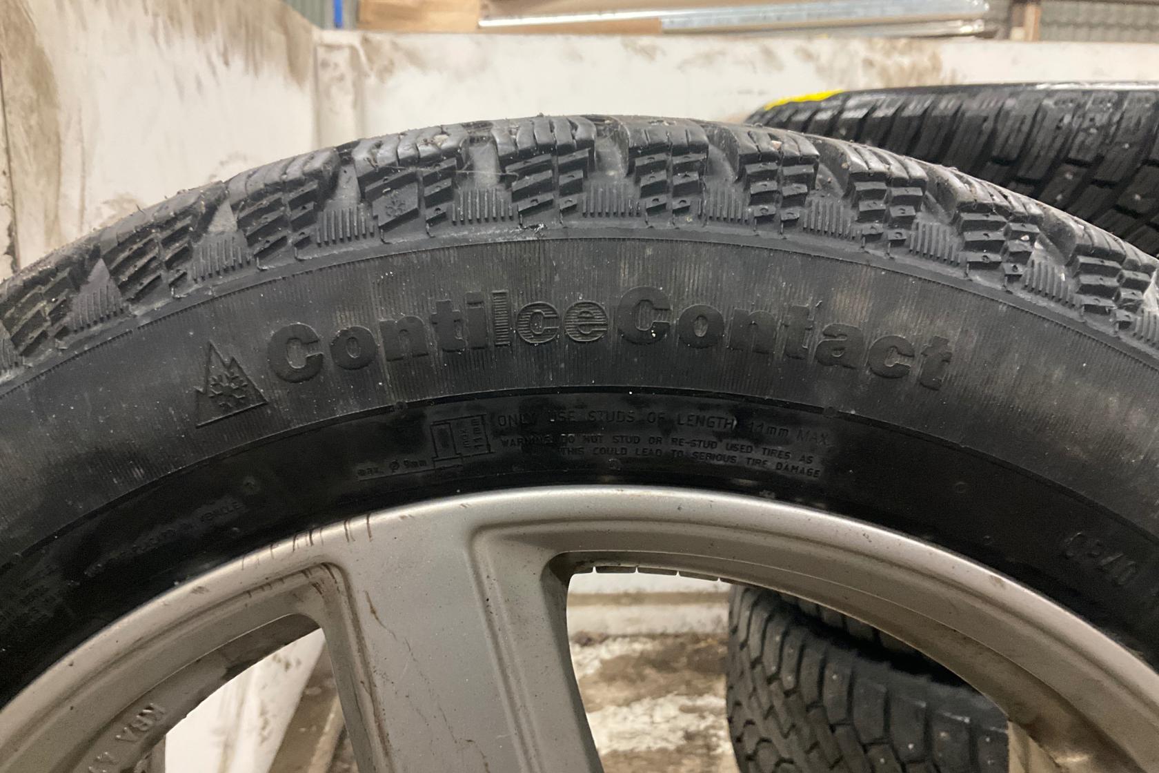 Vinterhjul (nr 134) CONTINENTAL CONTIICECONTACT 225/50R17 - 0 km