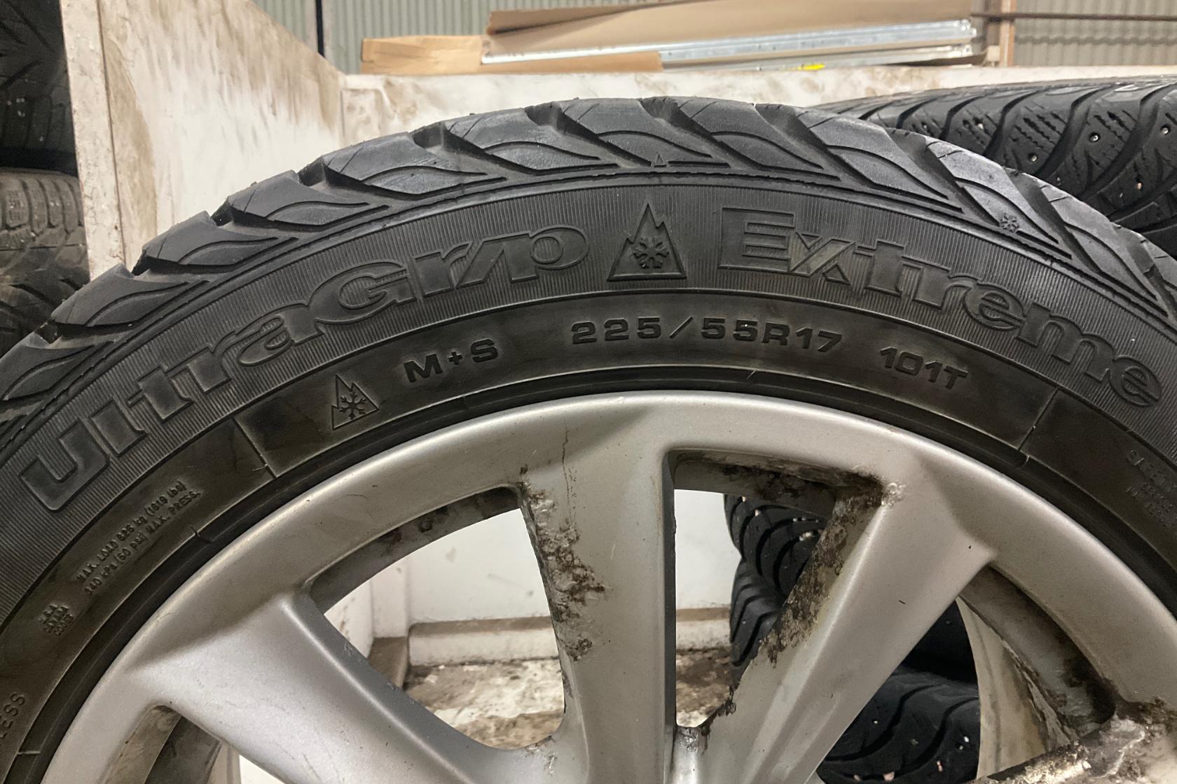 Vinterhjul (nr 139) GOODYEAR ULTRAGRIP EXTREME 225/55R17 - 0 km