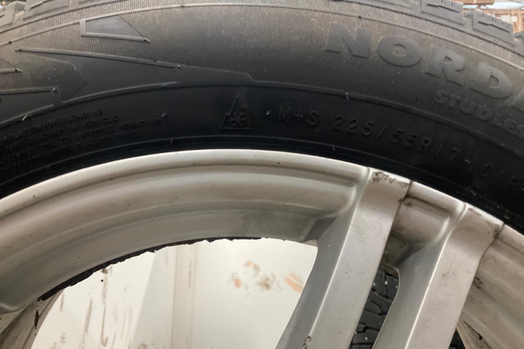 Vinterhjul (nr 167) NOKIAN NORDMAN RS2 225/55R17 - 0 km