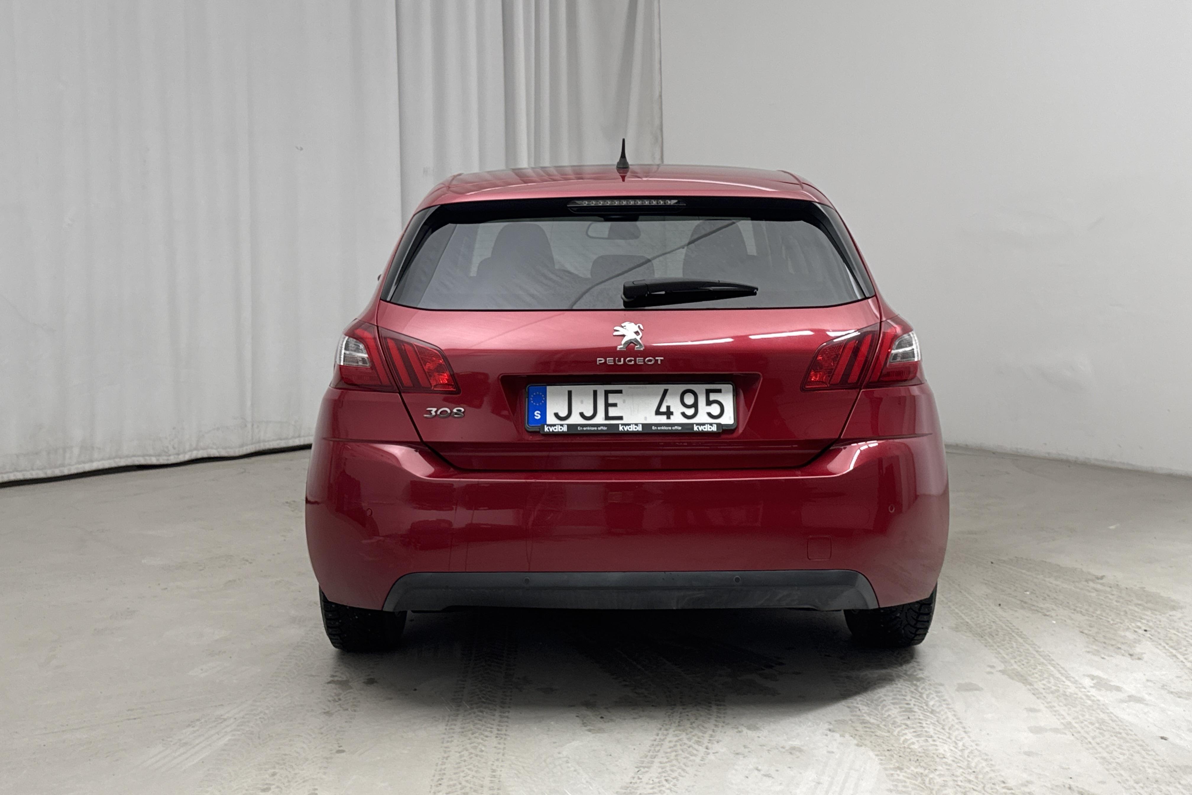 Peugeot 308 1.6 Turbo (125hk) - 77 250 km - Manualna - Dark Red - 2014