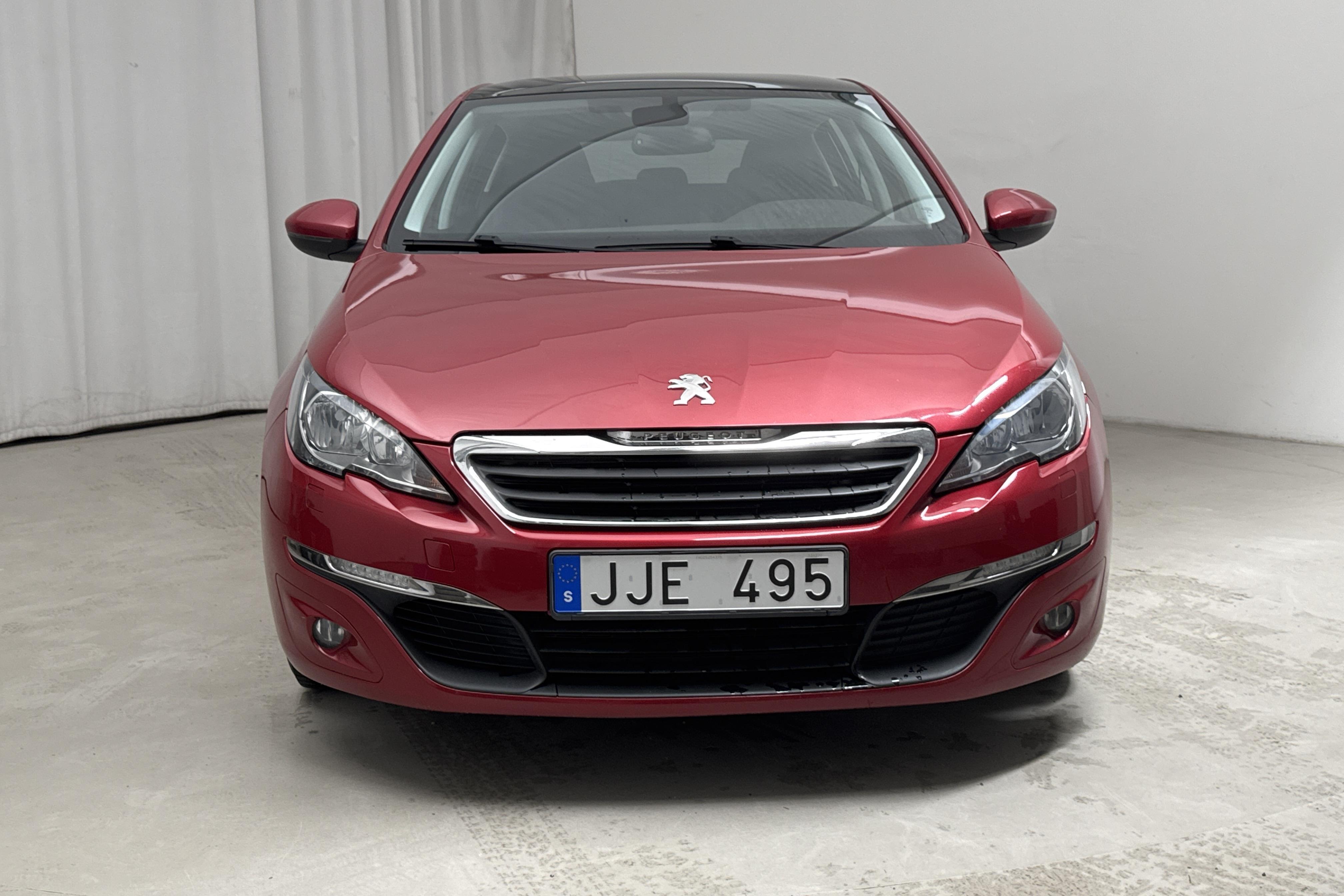 Peugeot 308 1.6 Turbo (125hk) - 77 250 km - Manualna - Dark Red - 2014