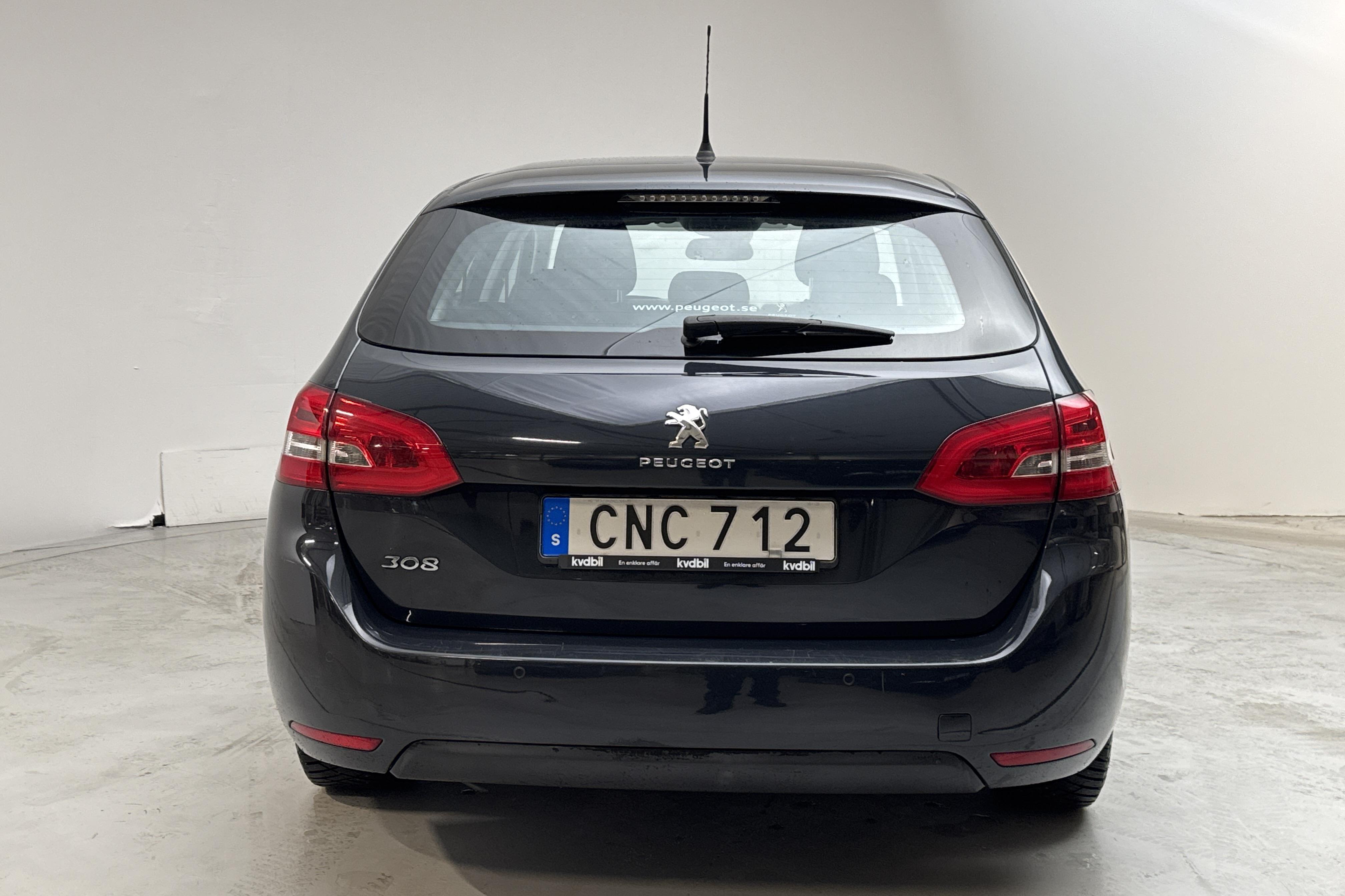 Peugeot 308 SW BlueHDi (120hk) - 166 890 km - Manualna - Dark Grey - 2016