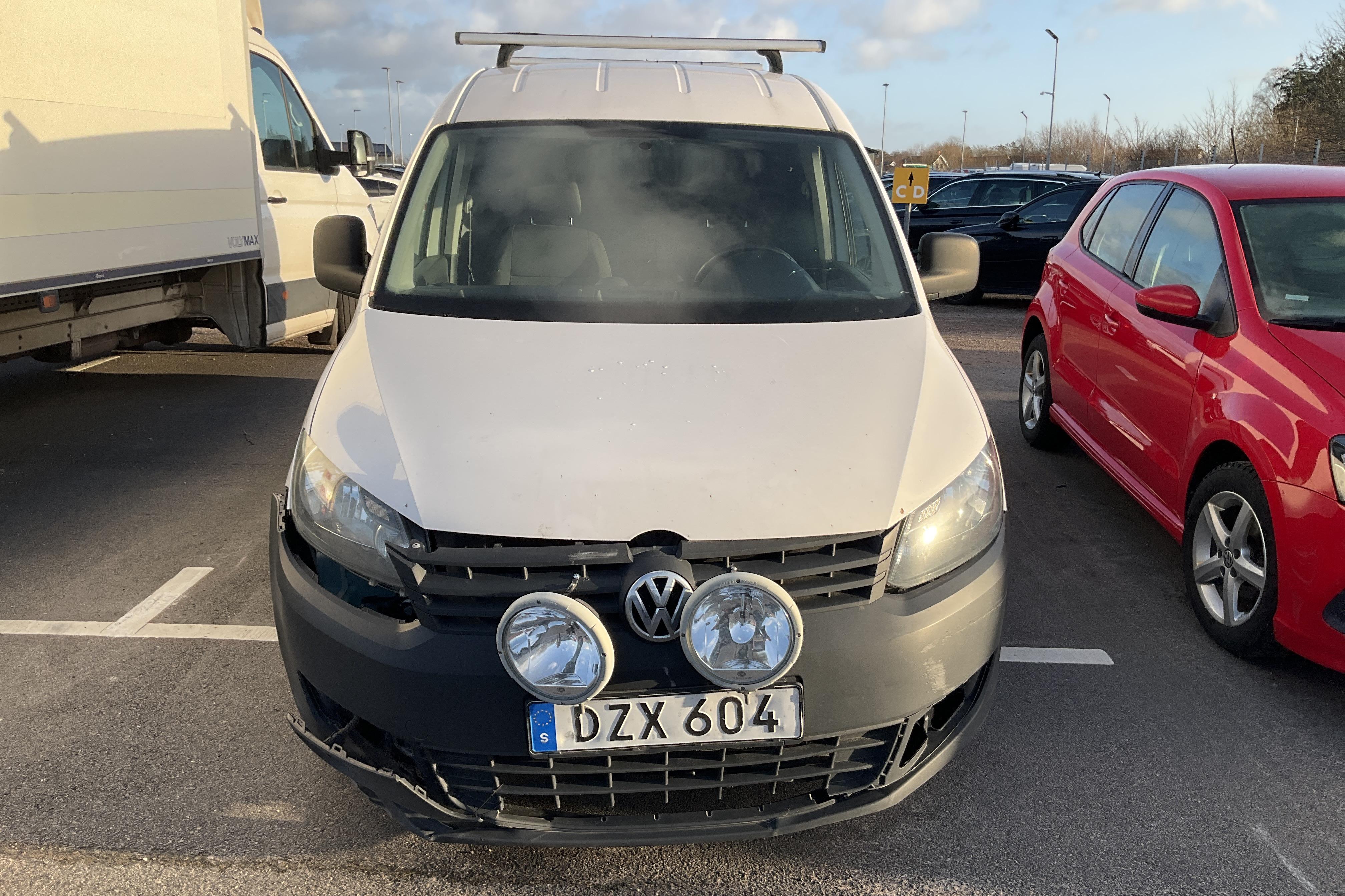 VW Caddy 2.0 TDI Maxi Skåp 4-motion (110hk) - 150 290 km - Manuaalinen - valkoinen - 2015