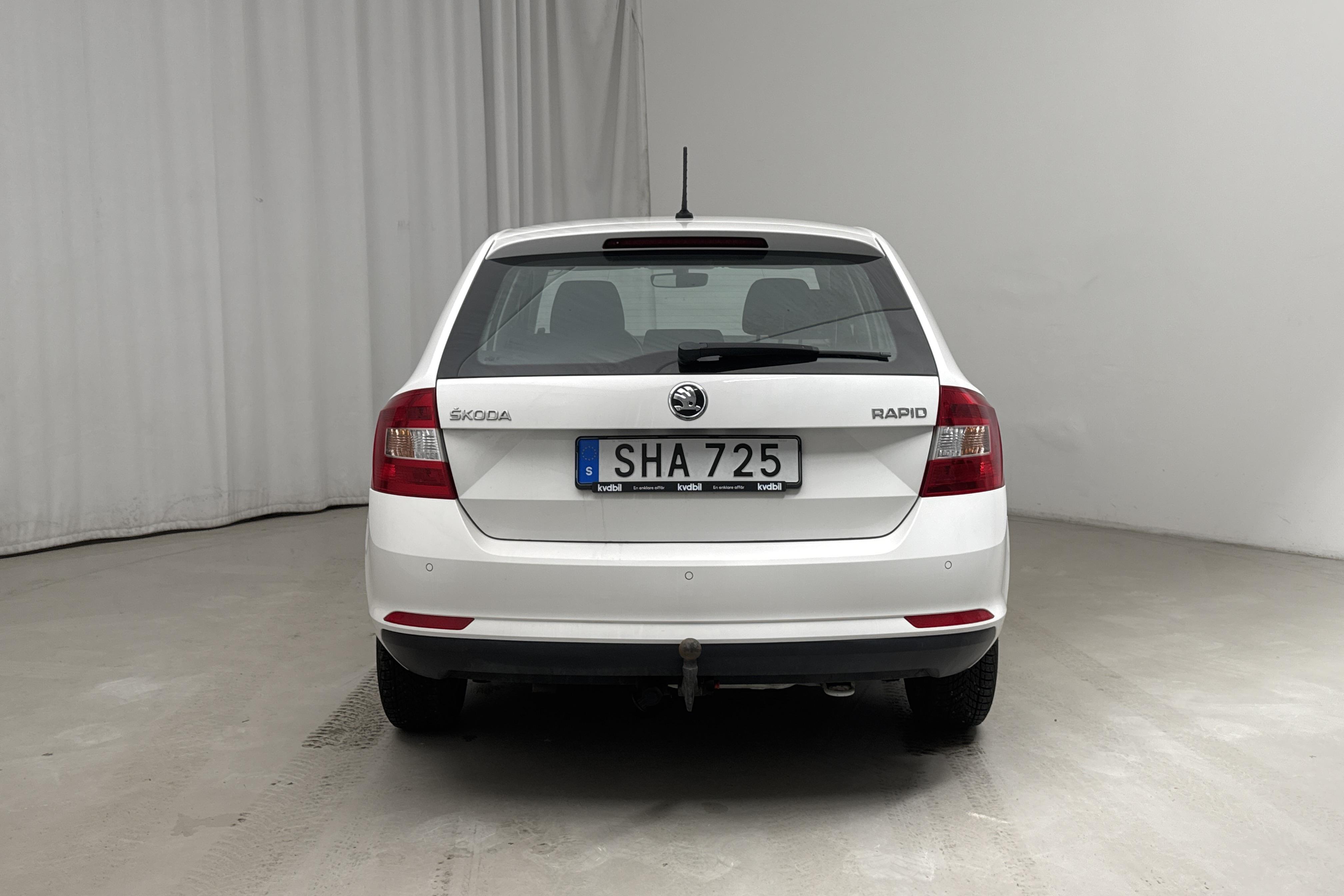 Skoda Rapid 1.4 TDI Spaceback (90hk) - 102 460 km - Manualna - biały - 2016